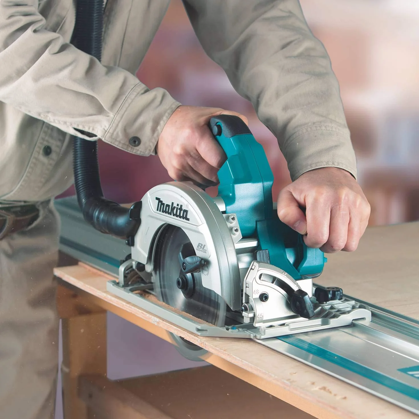 Makita DHS782Z Piła Tarczowa Bl 18 Vx2 LXT 190 mm, Wielokolorowa