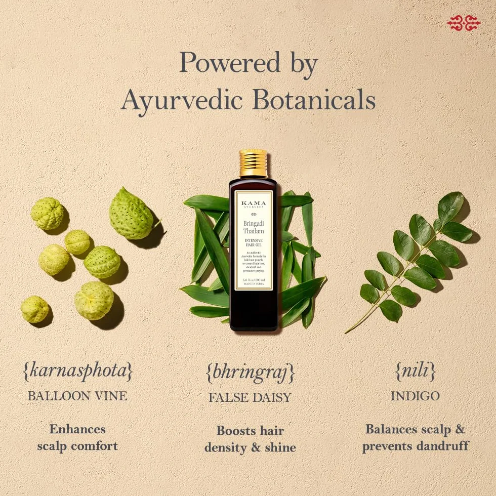 Kama Ayurveda Intensywna leczenie włosów Bringadi 100 ml