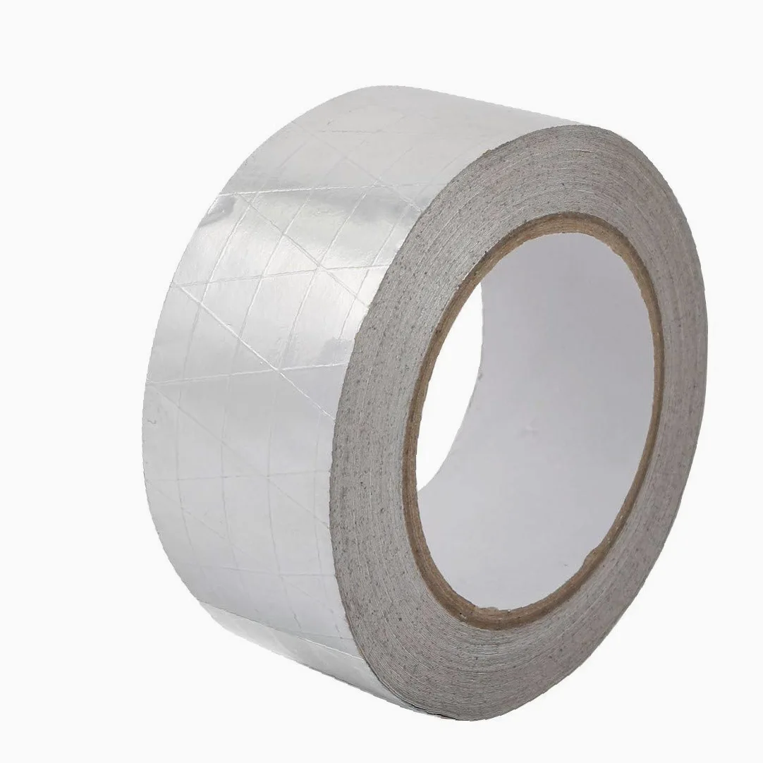 Taśma uszczelniająca uszczelniająca do taśmy uszczelniającej, folia aluminiowa, taśma izolacyjna 20 m długości x 45 mm szerokości (Cinta aislante para aislamiento de aluminio, papier aluminio- 20 m de Largo x 45 m