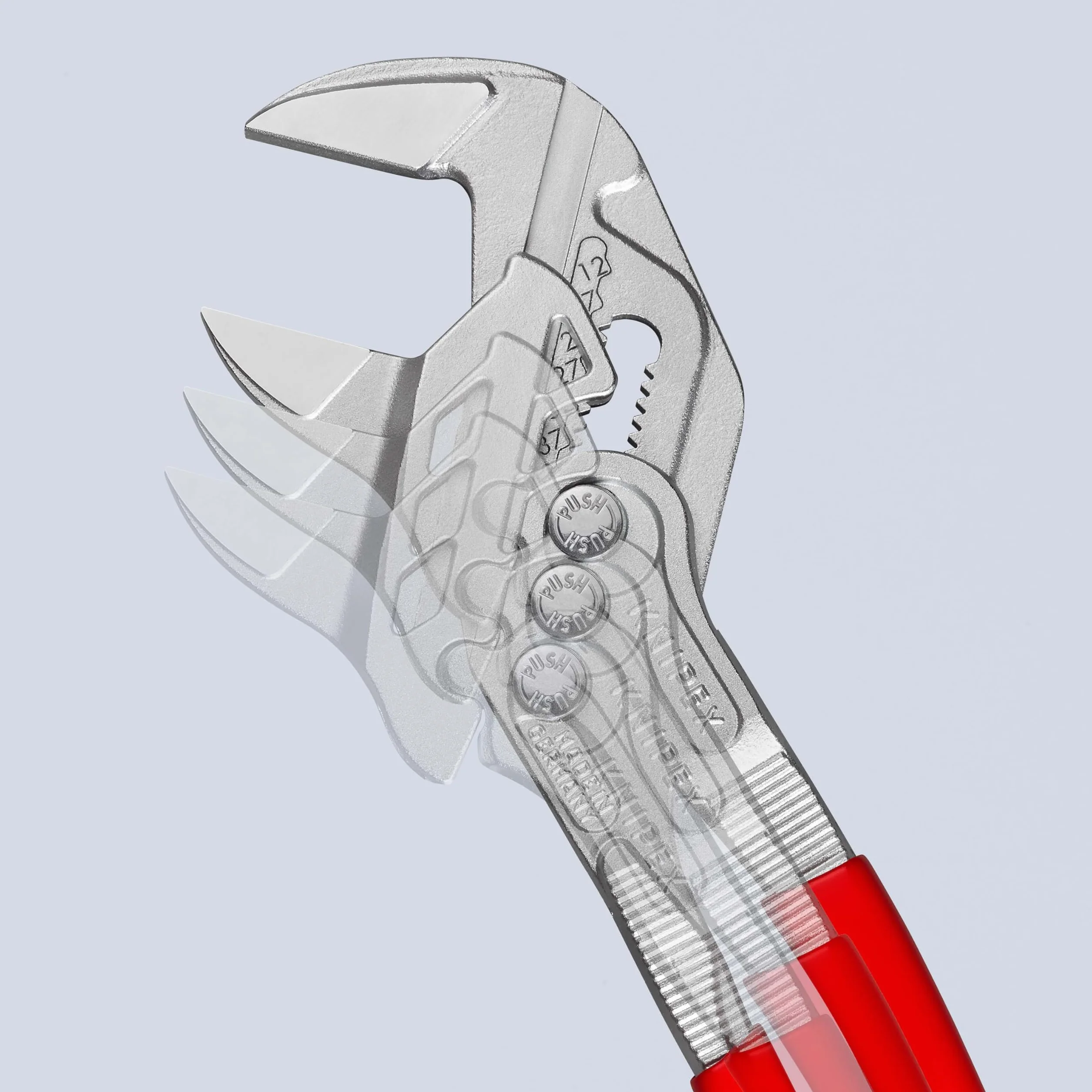 KNIPEX Szczypce-klucz 250 mm chromowany z tworzywa sztucznego 86 03 250