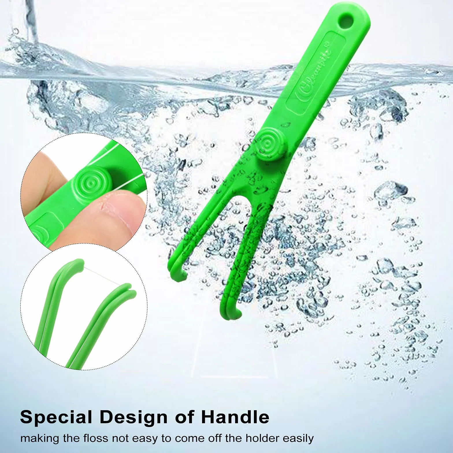 1 PC Uchwyt Dental Floss Pomo Higieny Jamy Ustnej Wykałaczki Uchwyt do Pielęgnacji Zębów Inteental Teeth Cleaning Tools-AZEM