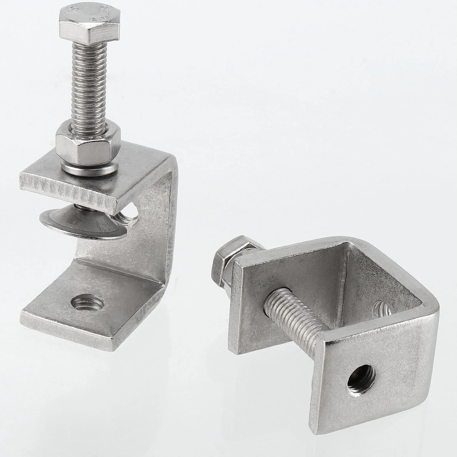 8 sztuk zacisków ze stali nierdzewnej C 304, wysokowydajne zaciski C, do obróbki drewna, mini zacisk ?rubowy z szerokimi otworami szcz?kowymi 30 mm, do obróbki drewna, spawania, stolarki,