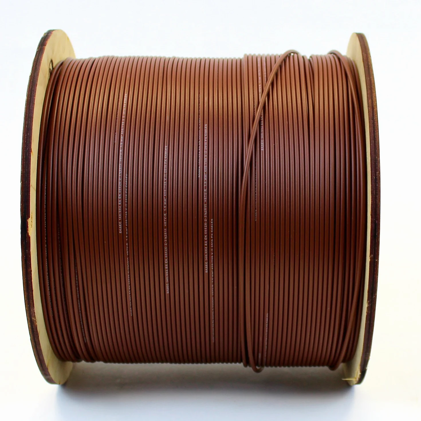 6 mm kabel kablowy jednożyłowy 6491X brązowy neutralny - długość cięcia 45 metrów
