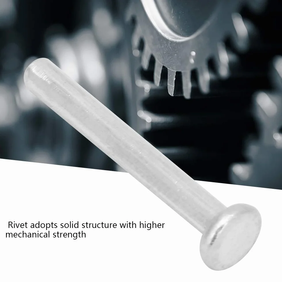 100 sztuk M2,5 * 18 / M2,5 * 20mm nity aluminiowe z łbem płaskim z łbem stożkowym (M2,5 * 18)