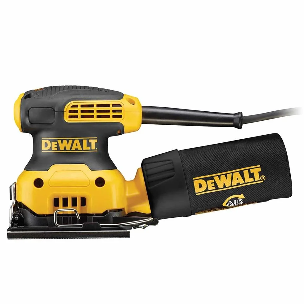 DEWALT DWE6411-GB 240 V szlifierka mimośrodowa 1/4 arkusza - żółty/czarny