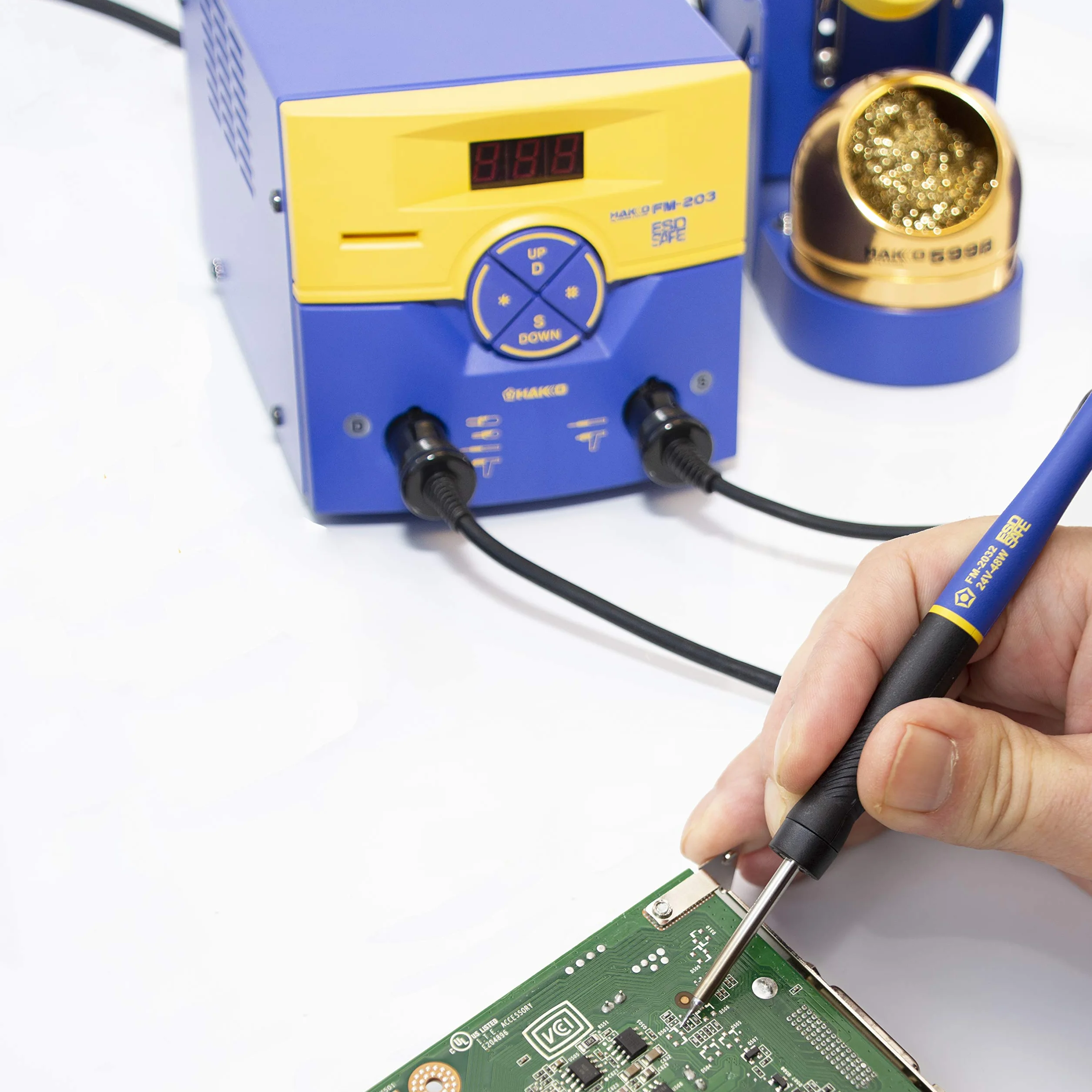 Hakko FM2032-51 mikrolutownica, niebieska
