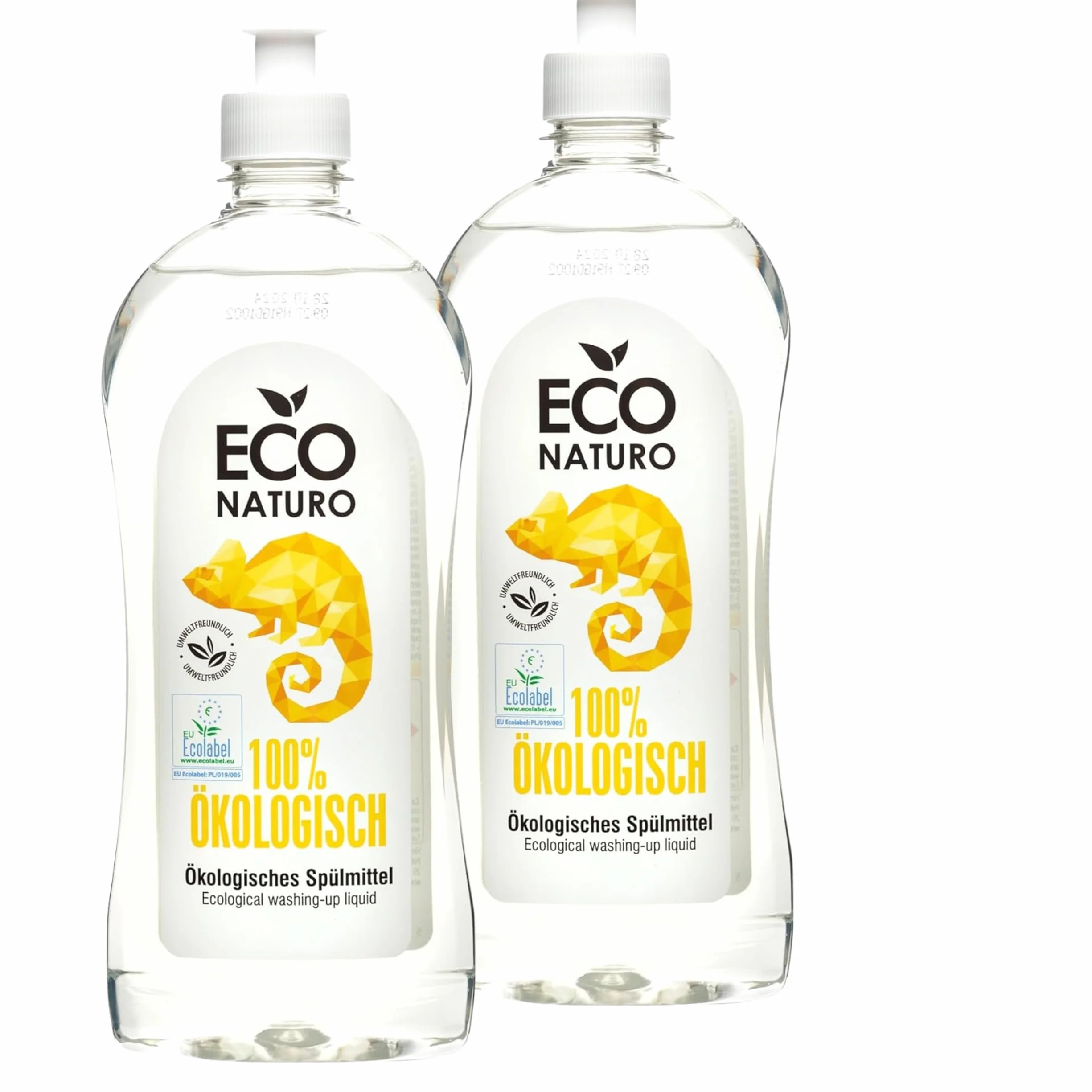 Organiczny Płyn do Mycia Naczyń 2 Sztuki 2 x 500 ml - Ekologiczne Produkty - Naturalny Płyn do Naczyń dla Środowiskowo Świadomych - Skuteczny Przeciwko Tłuszczowi - Przyjazny dla Skóry