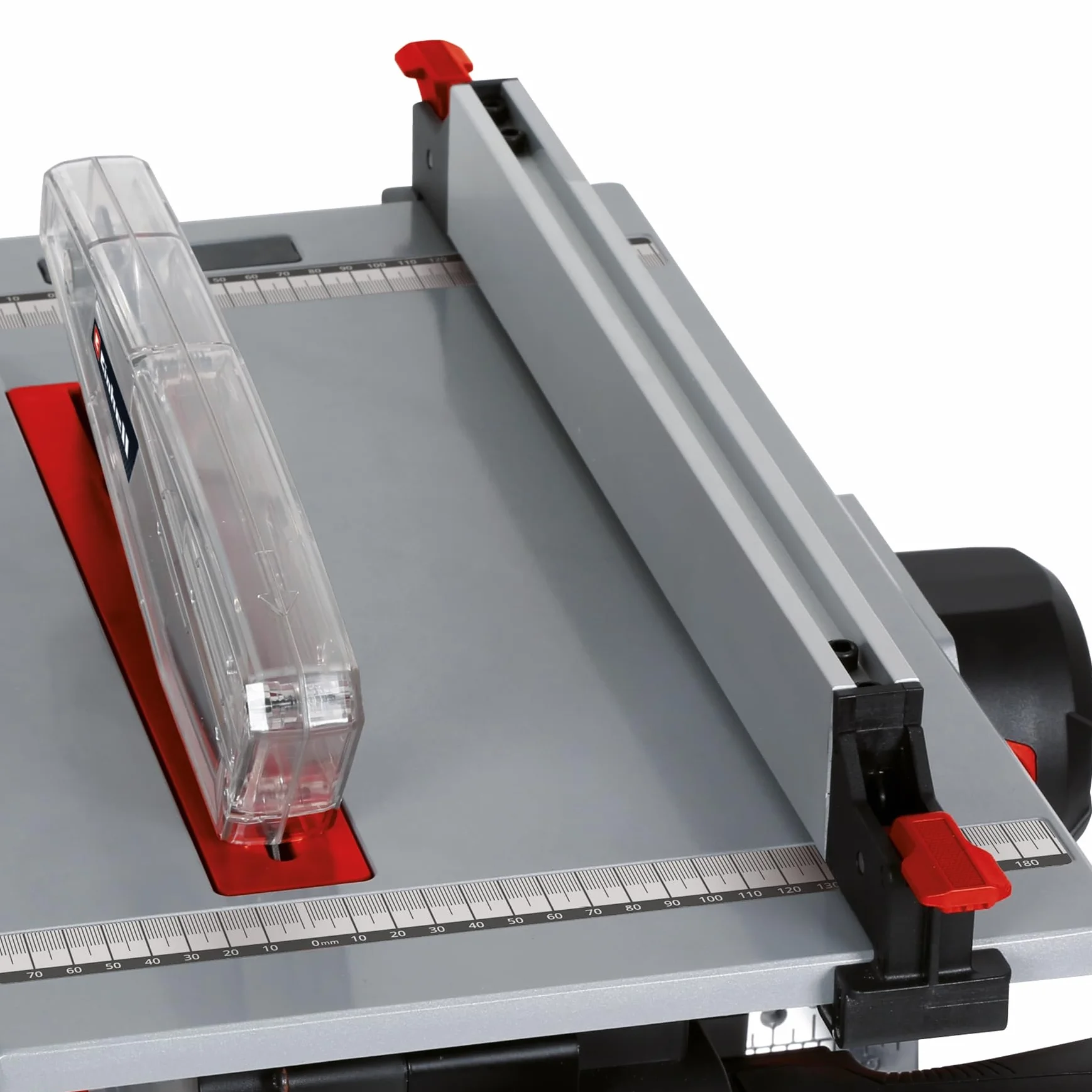 Einhell Piła ukośna ze stołem górnym TE-MS 254 T (2000 W, maks. głębokość cięcia 74 mm x 130 mm, brzeszczot piły Ø 254 mm, nachylona głowica piły, laser, funkcja piły stołowej)
