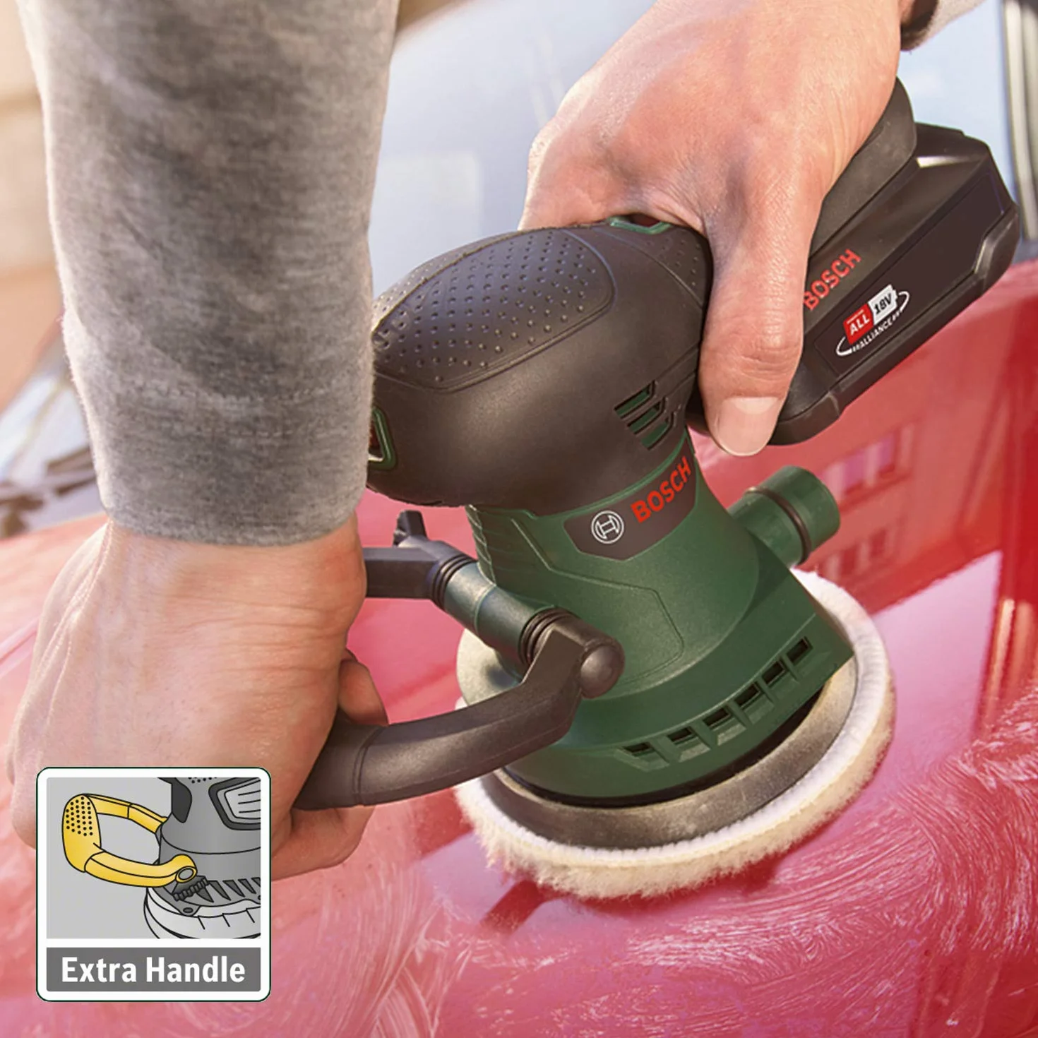 Bosch Home and Garden Akumulatorowa szlifierka mimośrodowa AdvancedOrbit 18 (bez akumulatora, średnica tarczy szlifierskiej 125 mm, system 18V, opakowanie kartonowe)