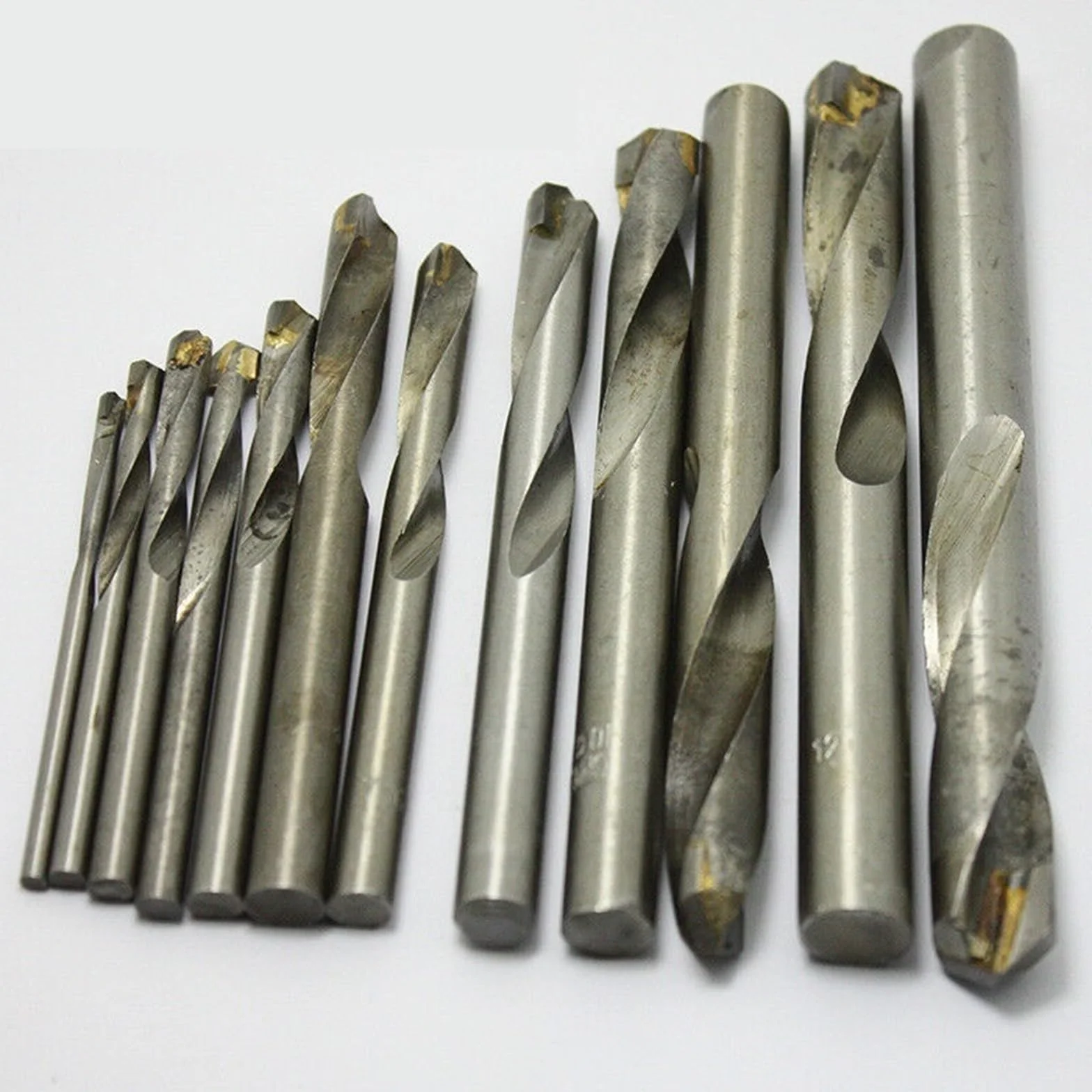 10 szt. 3-20 mm końcówka z twardego metalu wiertła TCT ślusarz wiertła do żeliwa aluminium betonu (rozmiar: 9,5 mm)