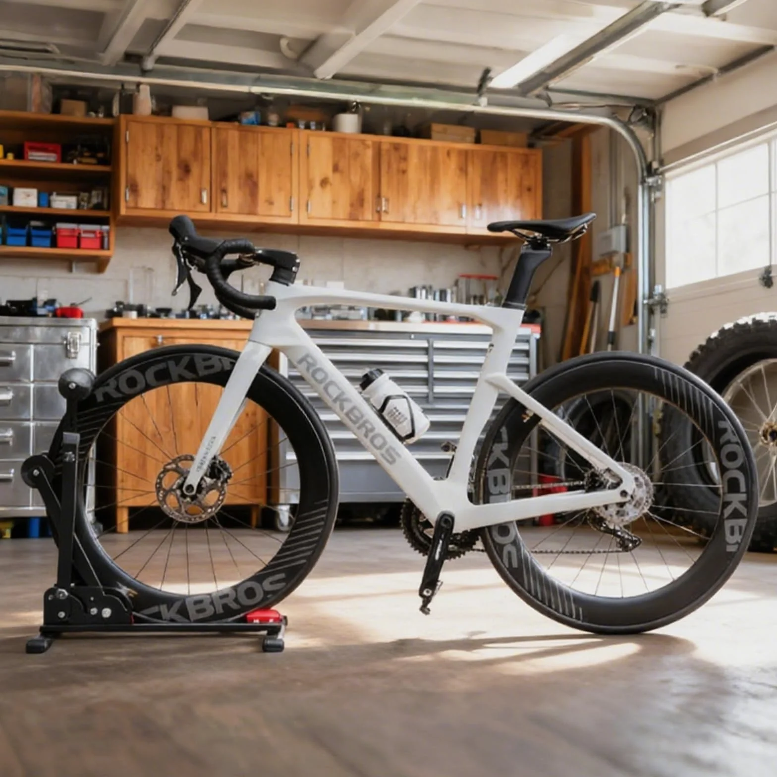 Stojak na rowery podłogowy, profesjonalny stojak na rowery górskie dla 24-29 cali rower górski, e-bike, rower wyścigowy, MBT, składany stojak rowerowy do domu, garażu, ogrodu