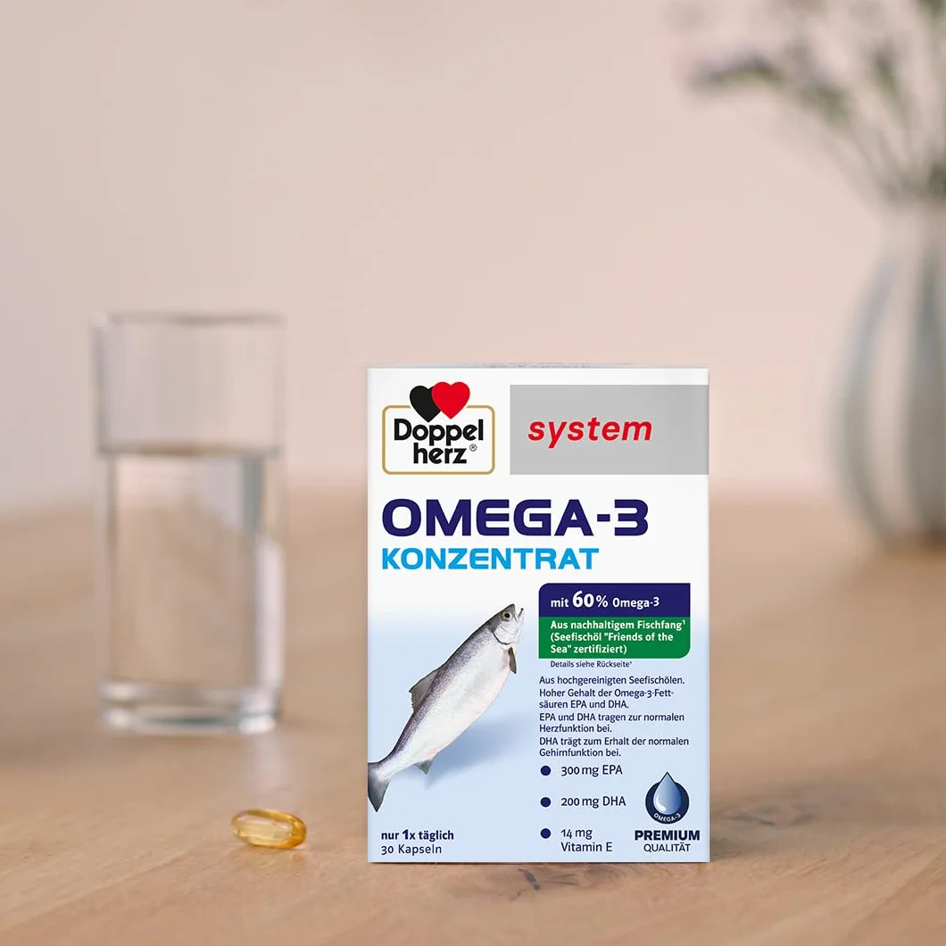 Doppelherz system OMEGA-3 KONZENTRAT, 60 kapsułki
