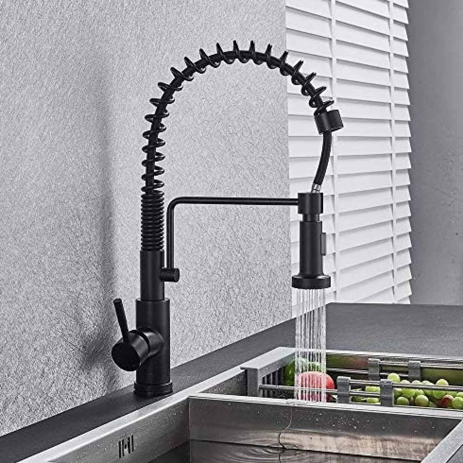 Pull Down Se Nsor bateria kuchenna Sensitive Smart Touch Control kran matowy czarny mikser do kuchni z czujnikiem dotykowym bateria kuchenna z kranu interesting