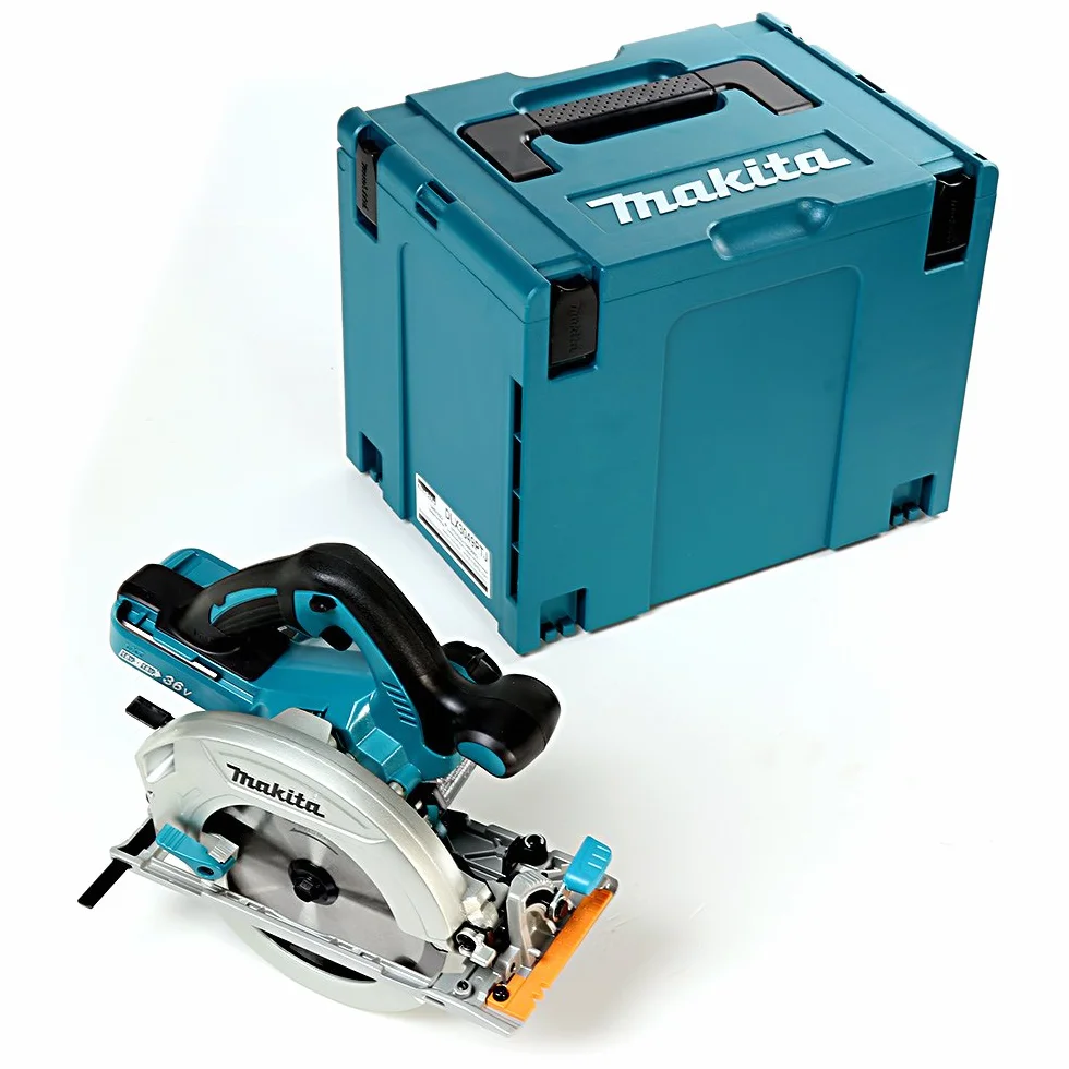 Makita DHS710ZJ Twin 18V (36V) Li-ion LXT 185mm piła tarczowa dostarczana w obudowie Makpac - baterie i ładowarka nie są dołączone