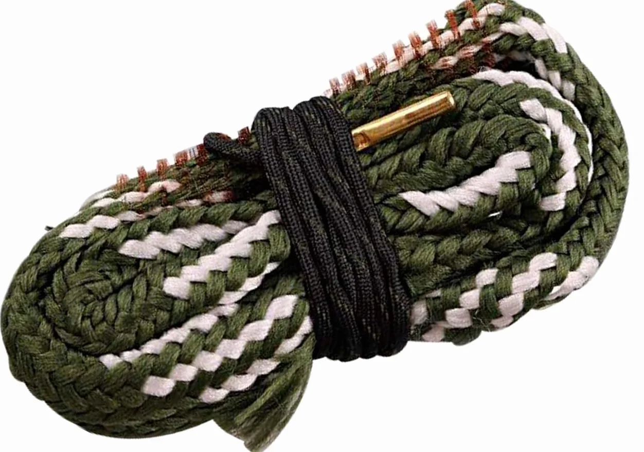 Royal Hunter Sznurek do czyszczenia lufy I Boresnake kaliber Schrot GA 20 I pielęgnacja broni i czyszczenie lufy do strzelb Premium Bore Snake ze zintegrowaną mosiężną szczotką