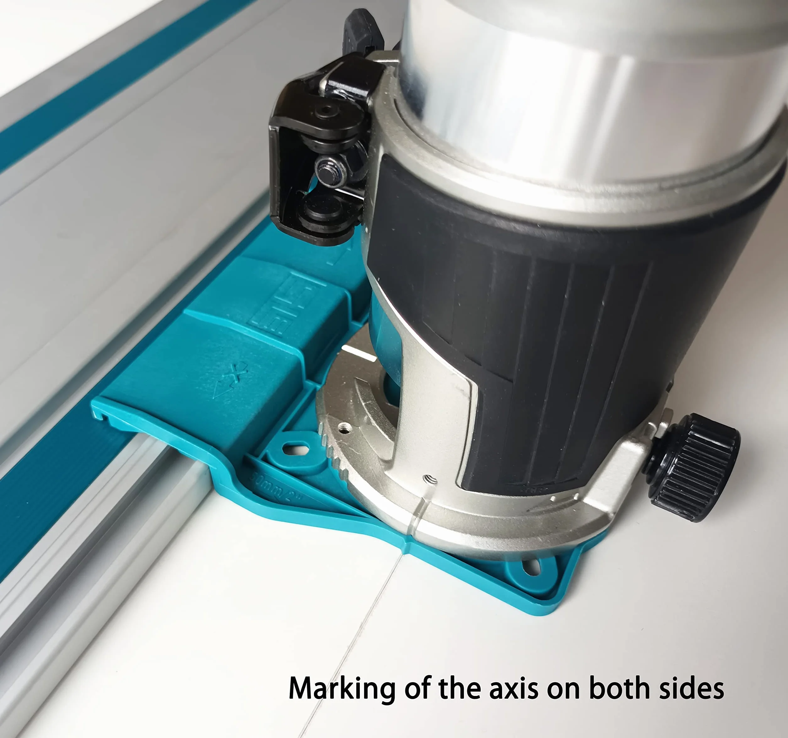 SLE Engineering Adapter szyny prowadzącej do Makita DRT50 RT0700C RT0702C Bosch Festool Mafell