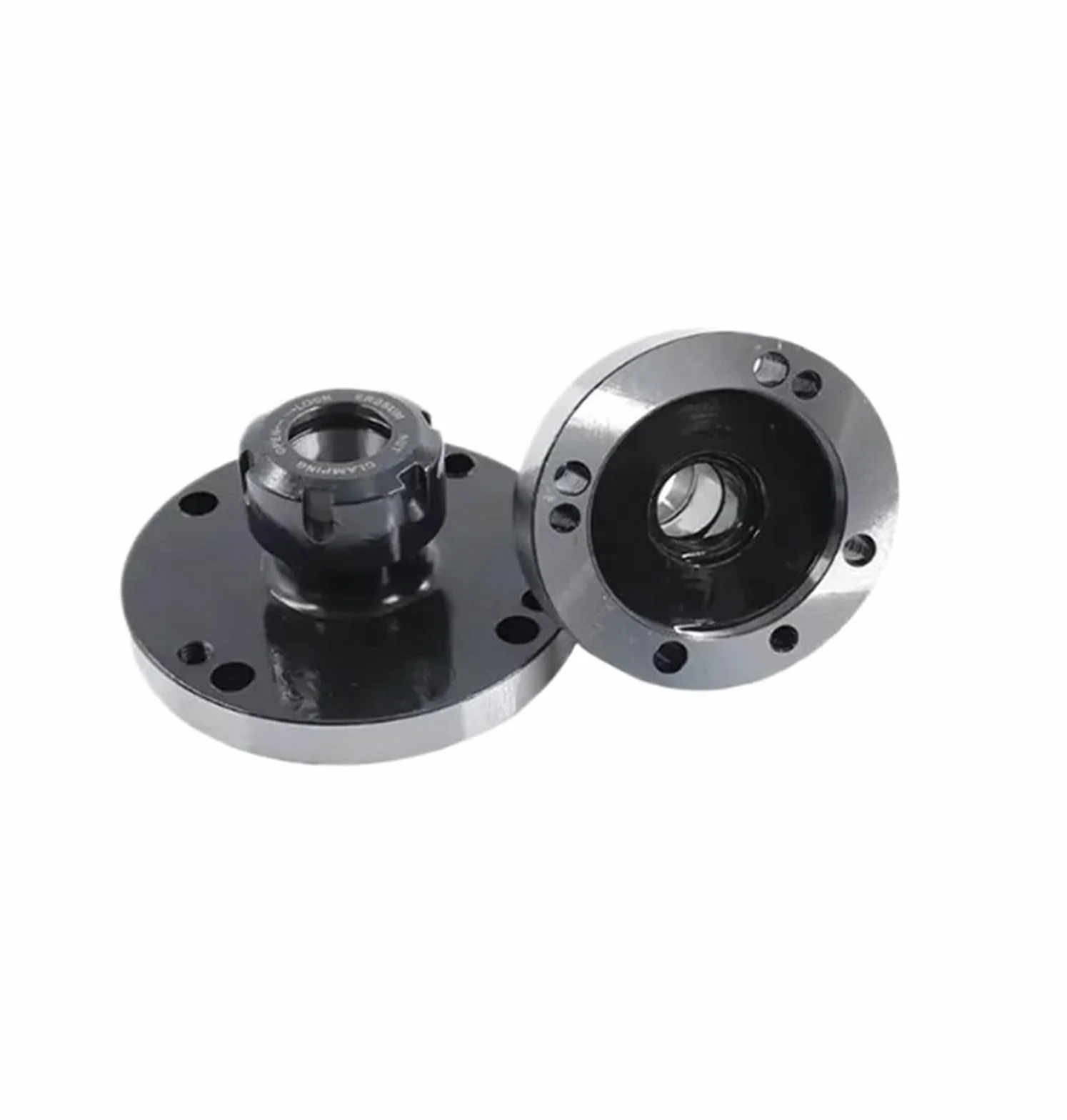 Wysoka precyzja ER16 ER25 ER32 ER40 uchwyt zaciskowy do tokarki frezarskiej-mini kołnierz 100mm 80mm, 1 szt.(ER40-D80 (7 Holes))