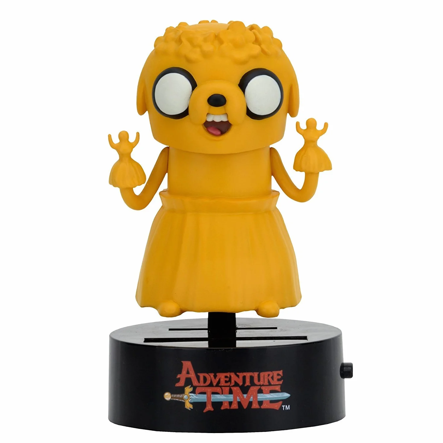 Adventure Time Jake Solar Wackelfigur kołatka do ciała z podstawą 16 cm