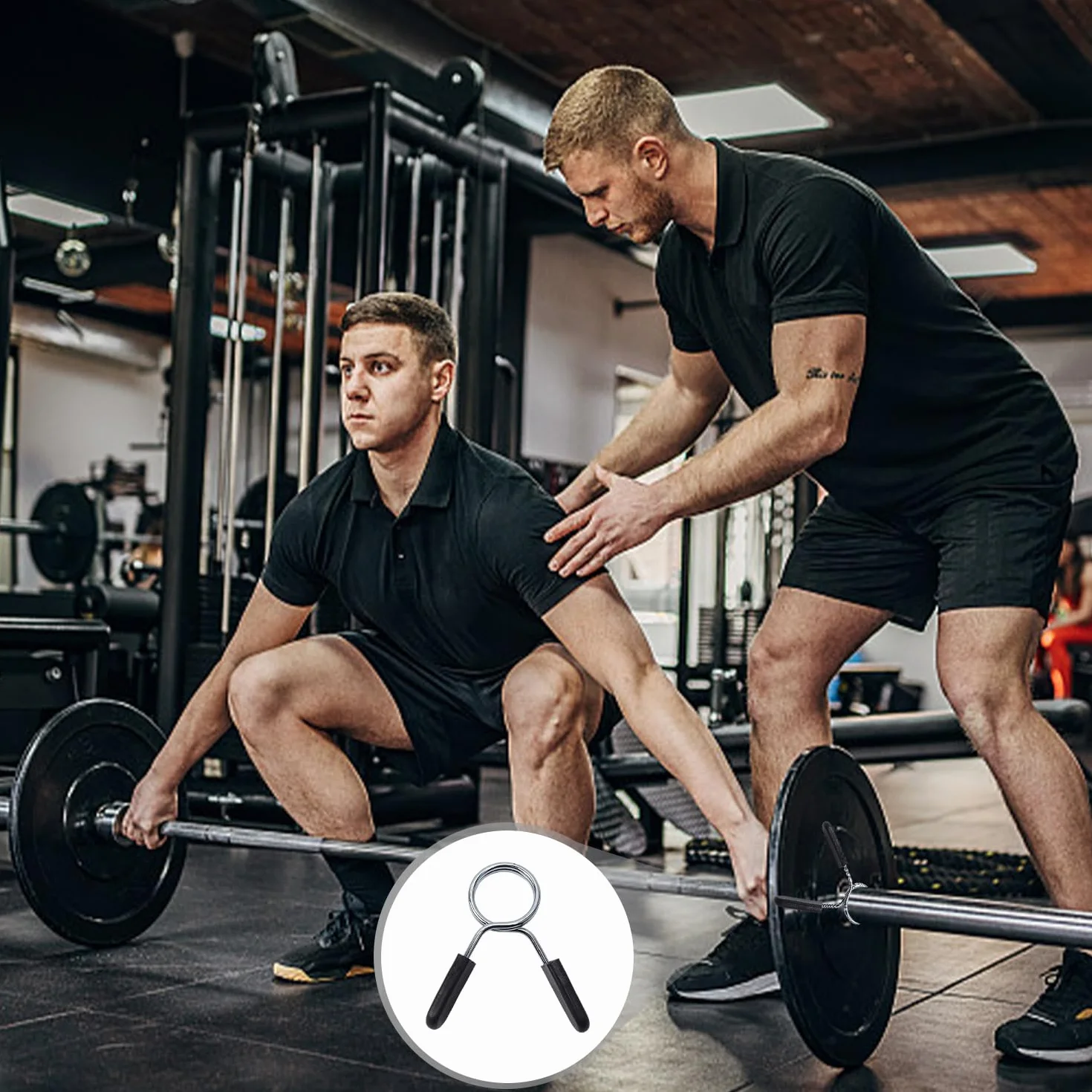 6 sztuk spinki do mankietów do długopisów, narzędzia do obciążenia, migawek anty-lędźwiowych, sprzęt do fitnessu.