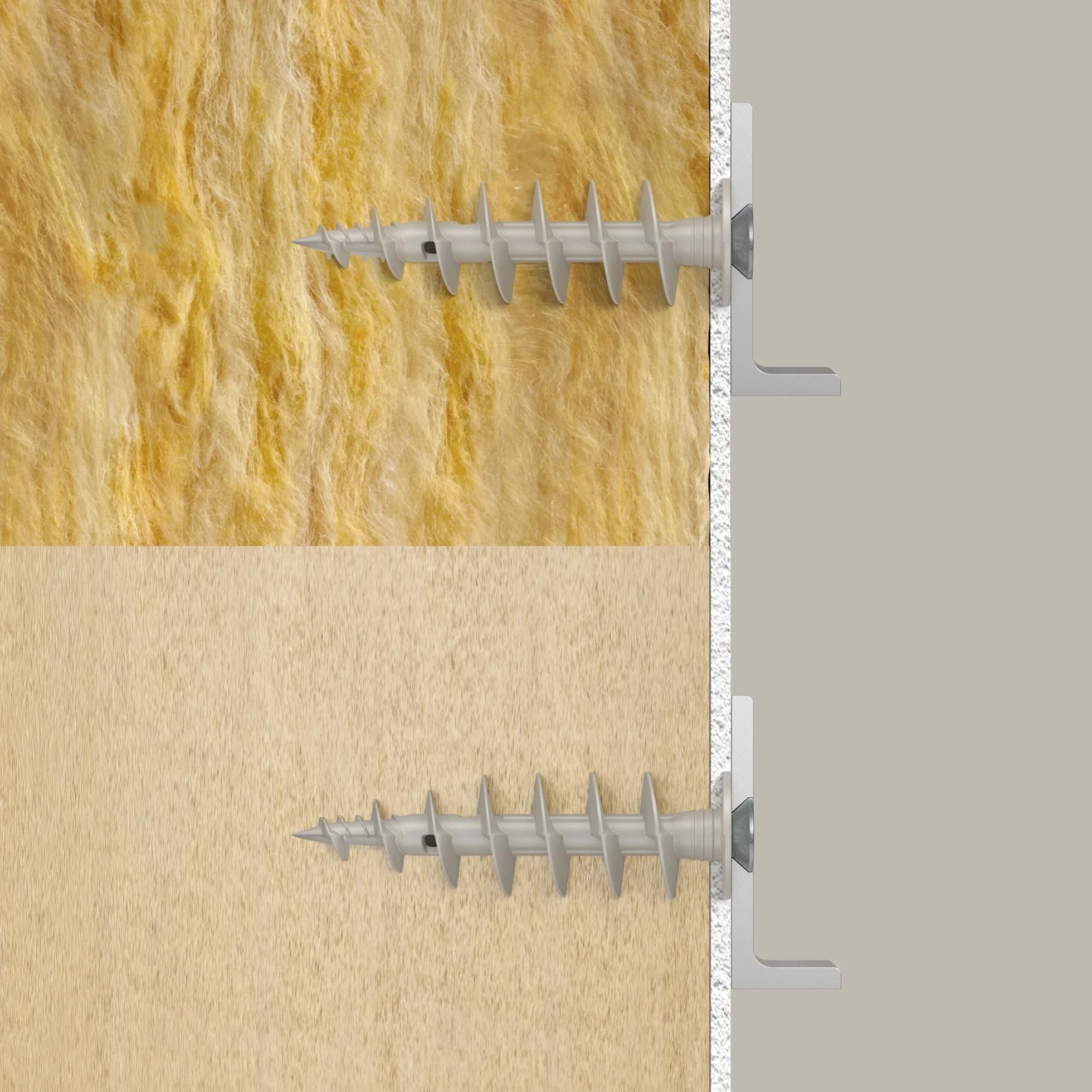 Fischer FID II Plus 80 mm, 2 x kołek ze śrubą płaszcza izolacyjnego, do użytku z kołkiem chemicznym, 573825