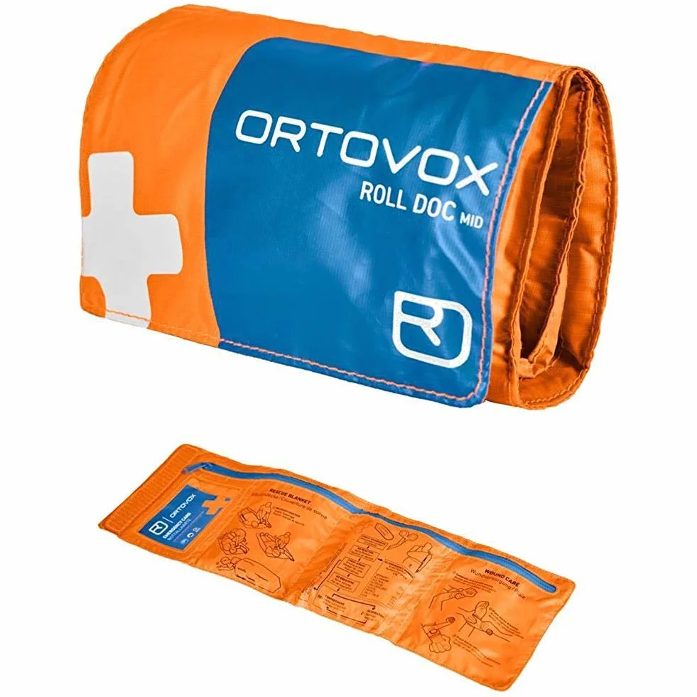 ORTOVOX First Aid Roll Doc Mid Kit Szokujący Pomarańczowy