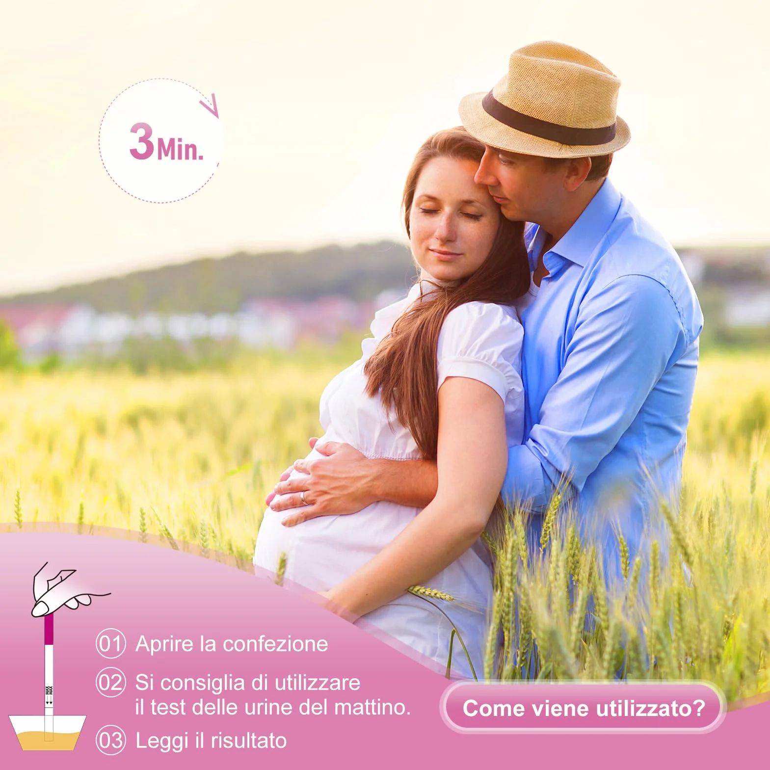 Test ciążowy wczesny 10 mIU/ml 10 sztuk