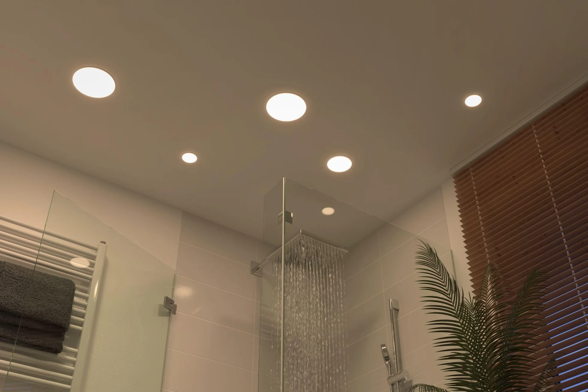 Paulmann Veluna VariFit Panel LED IP44 185mm Okrągła Oprawa Wpuszczana 17,5W 4000K Satynowa