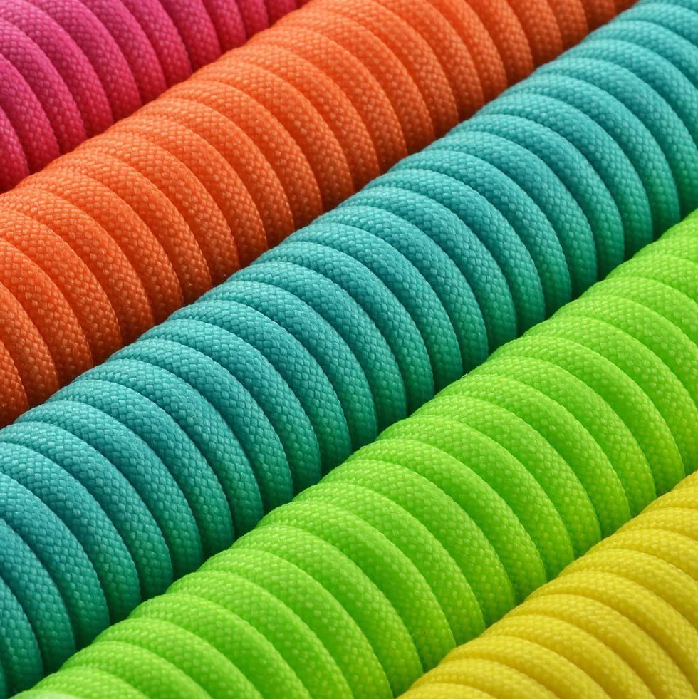 Ganzoo Paracord 550 linka nylonowa 15 m, kolor moro, do plecenia bransoletek i rekodziela DIY, do smyczy i obrozy, oplot uchwytow, wiazania na biwak