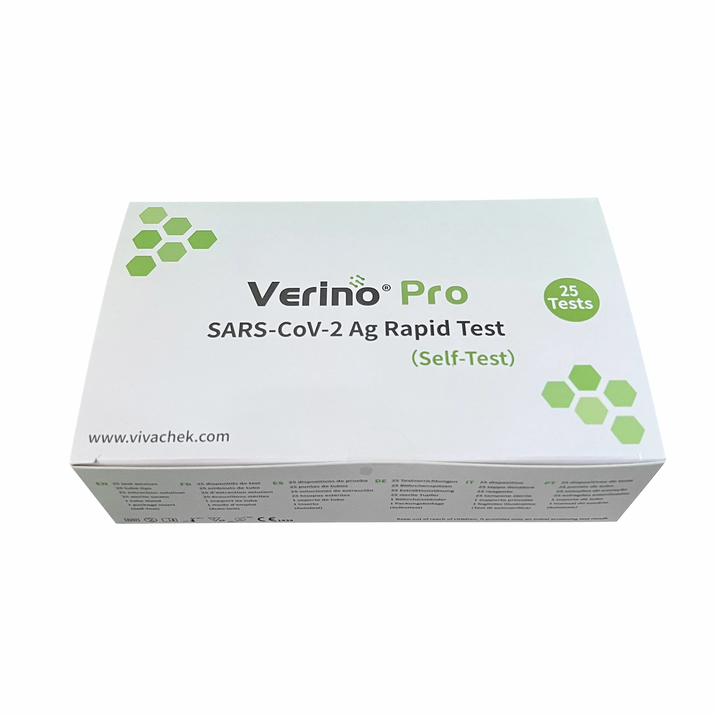 Vivacheck Verino Pro Corona SARS-CoV-19 Antygenowy Test Szybki Nosowy CE 1434