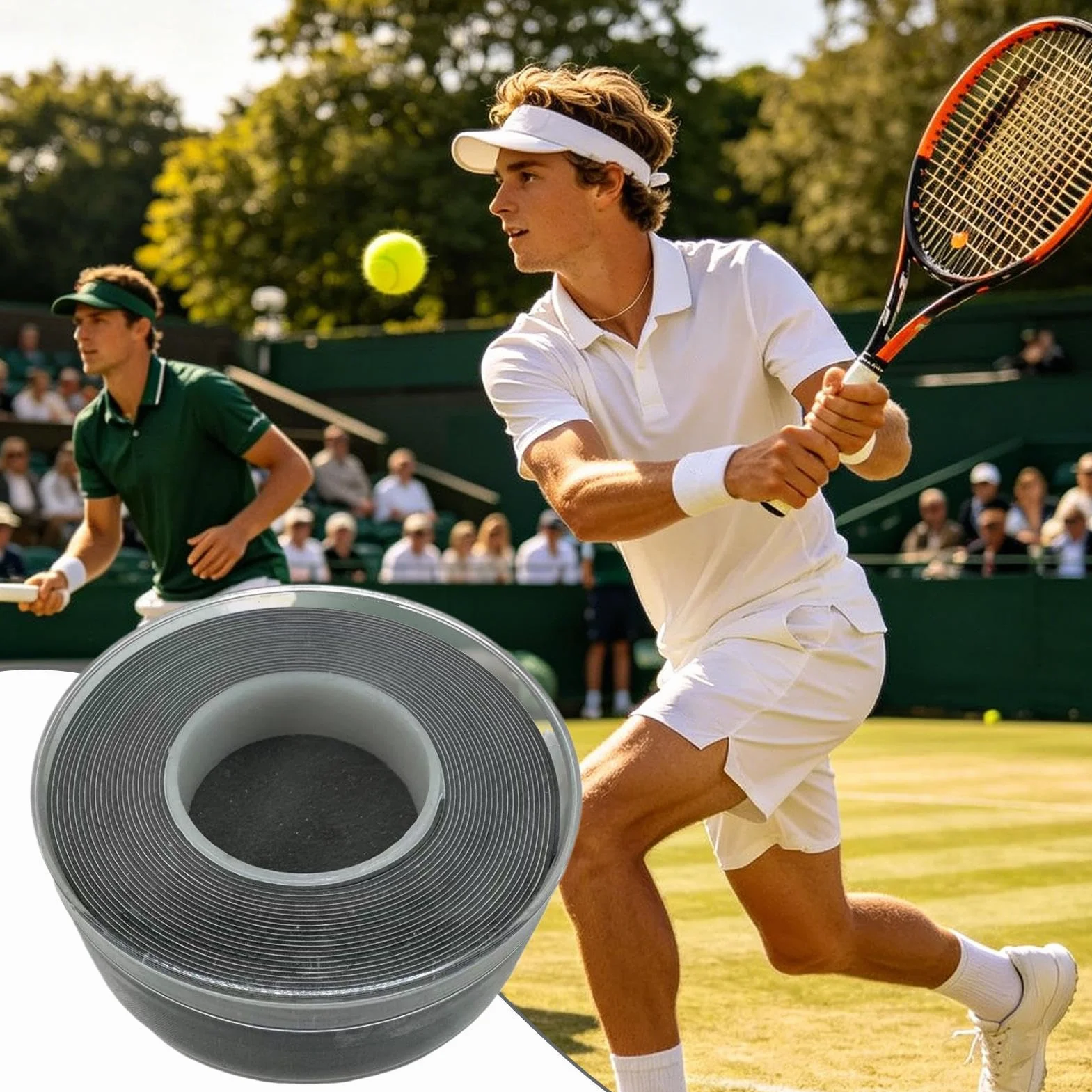 Squash Racket Weighted Tape, Cuttable Thin Tungsten Adhesive, Balance Adjustment Strip, Professional Sport Tool, Tennis, Pickleball, Paddle Customization