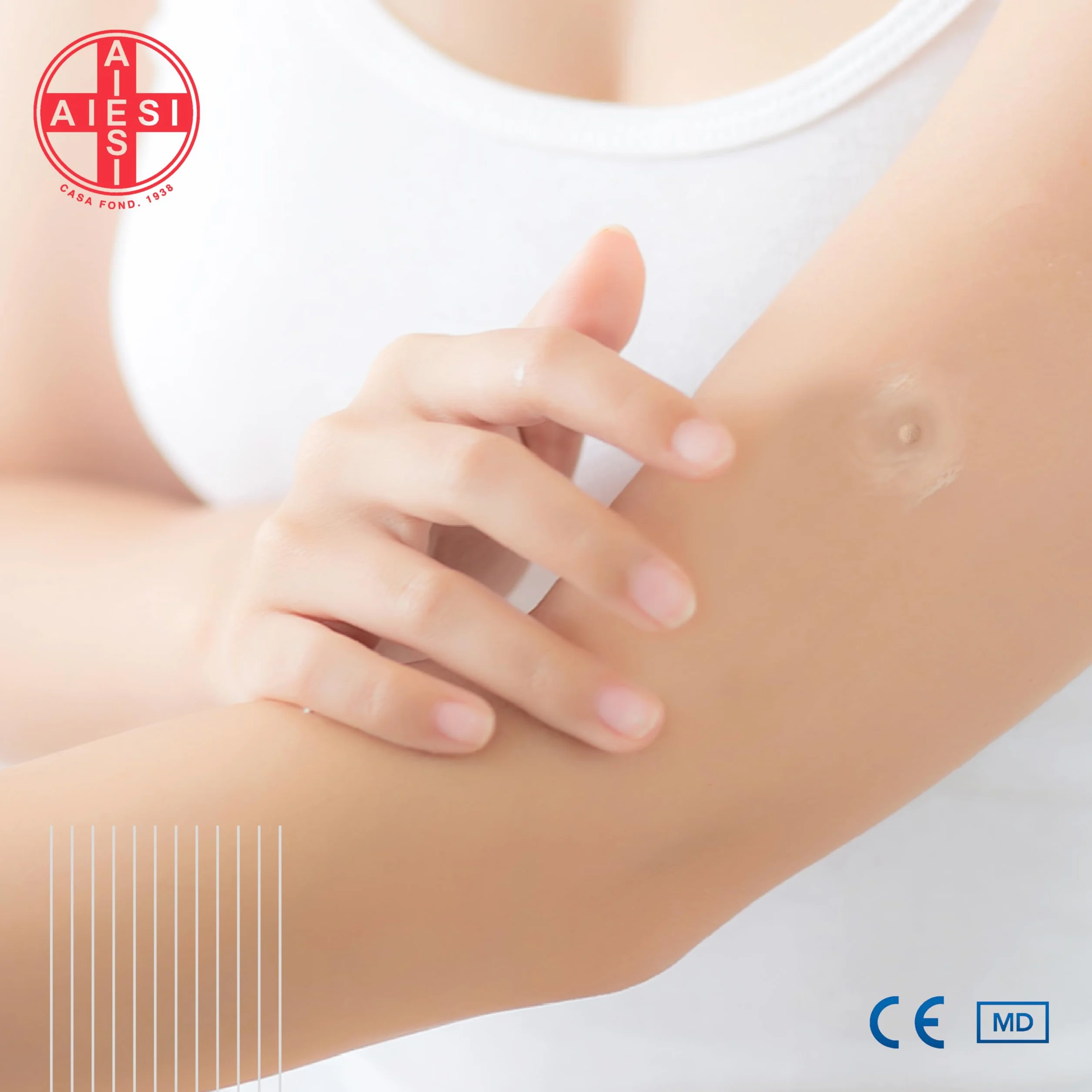 AIESI® Pałeczki z azotanu srebra 50% do leczenia brodawek i nagniotków SILVERMED 50 (Opakowanie 10 aplikatorów)