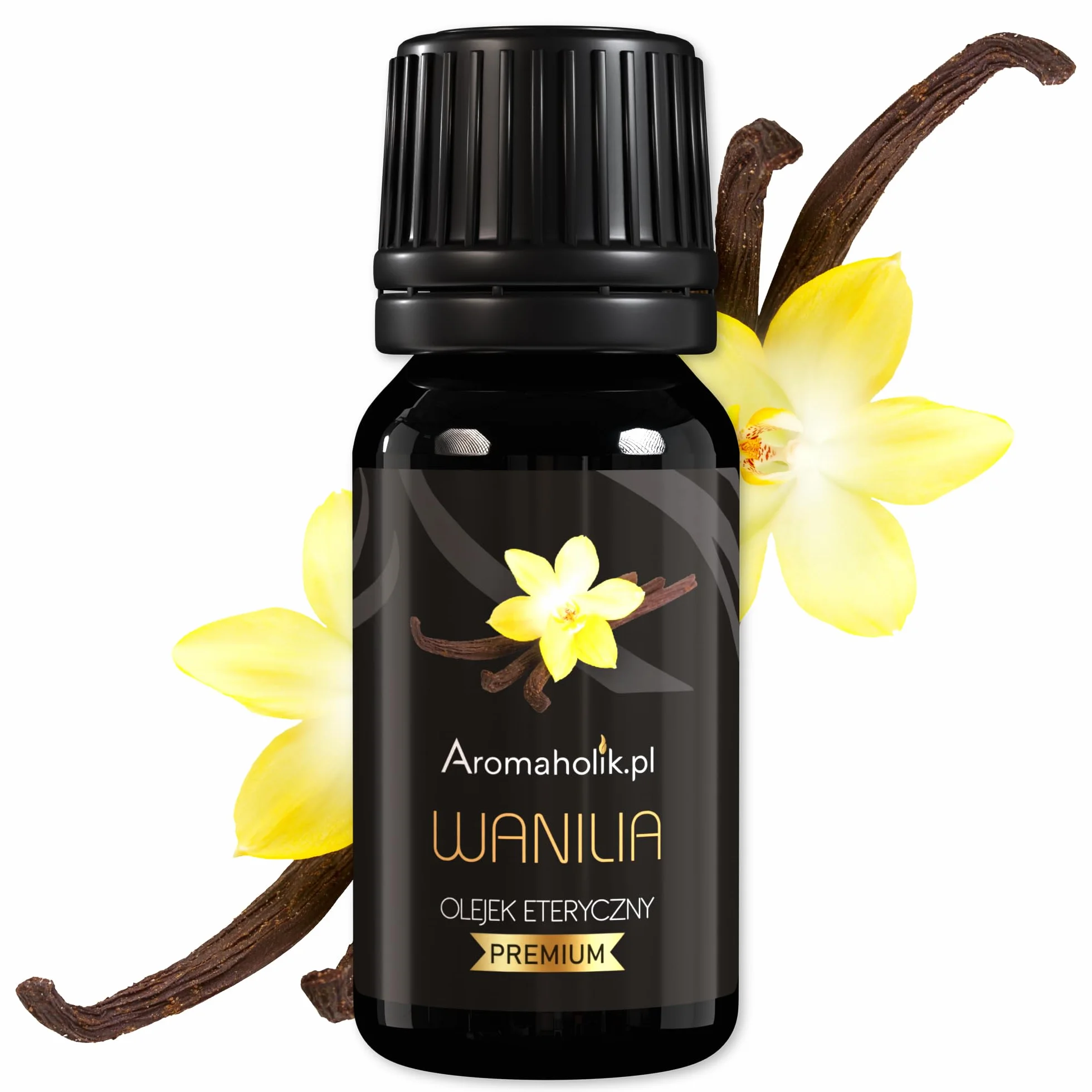 Olejek Eteryczny waniliowy BIO 100% naturalny – olejek eteryczny do dyfuzora & aromatyzera – certyfikowany olejek eteryczny z Indii – Vanilla Essential Oils 10ml do sauny i masażu