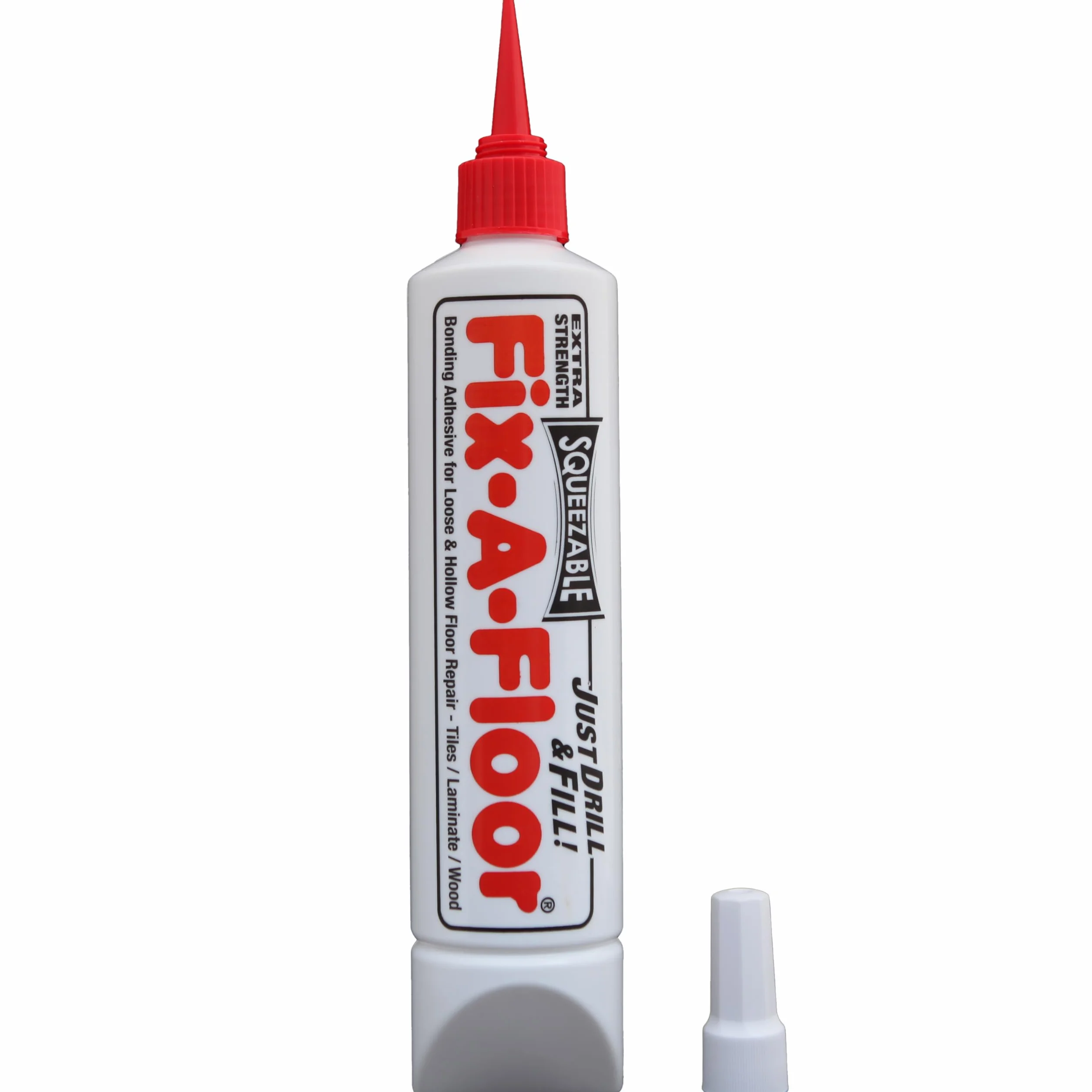 Fix-A-Floor Squeezy All-in-One Klej naprawczy do luźnych, pustych i skrzypiących płytek, drewna, LVT, LVP i podłóg laminowanych