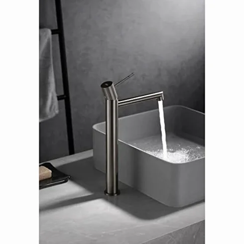 Bateria umywalkowa o wysokiej szczotkowanej niklu Line Imex BDD038-3NQ
