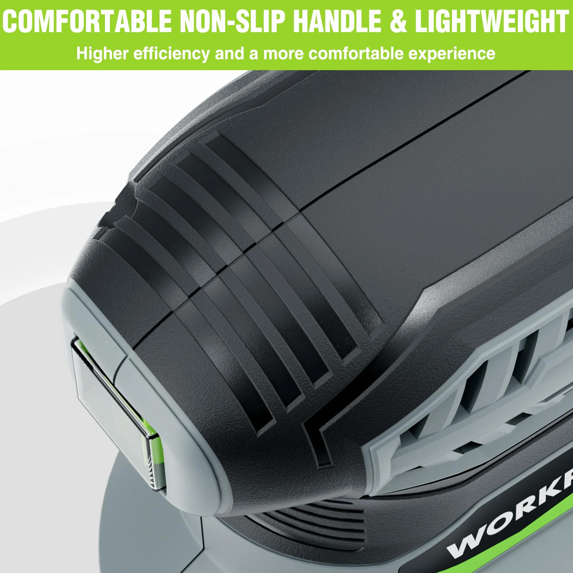 WORKPRO Szlifierka Delta 130W, Szlifierka Trójkątna z Odsysaniem Pyłu, 13 000 Obr./min, Szlifierka Wielofunkcyjna z 20 Papierami Ściernymi 150×100 mm, Szlifierka Typu Mysz