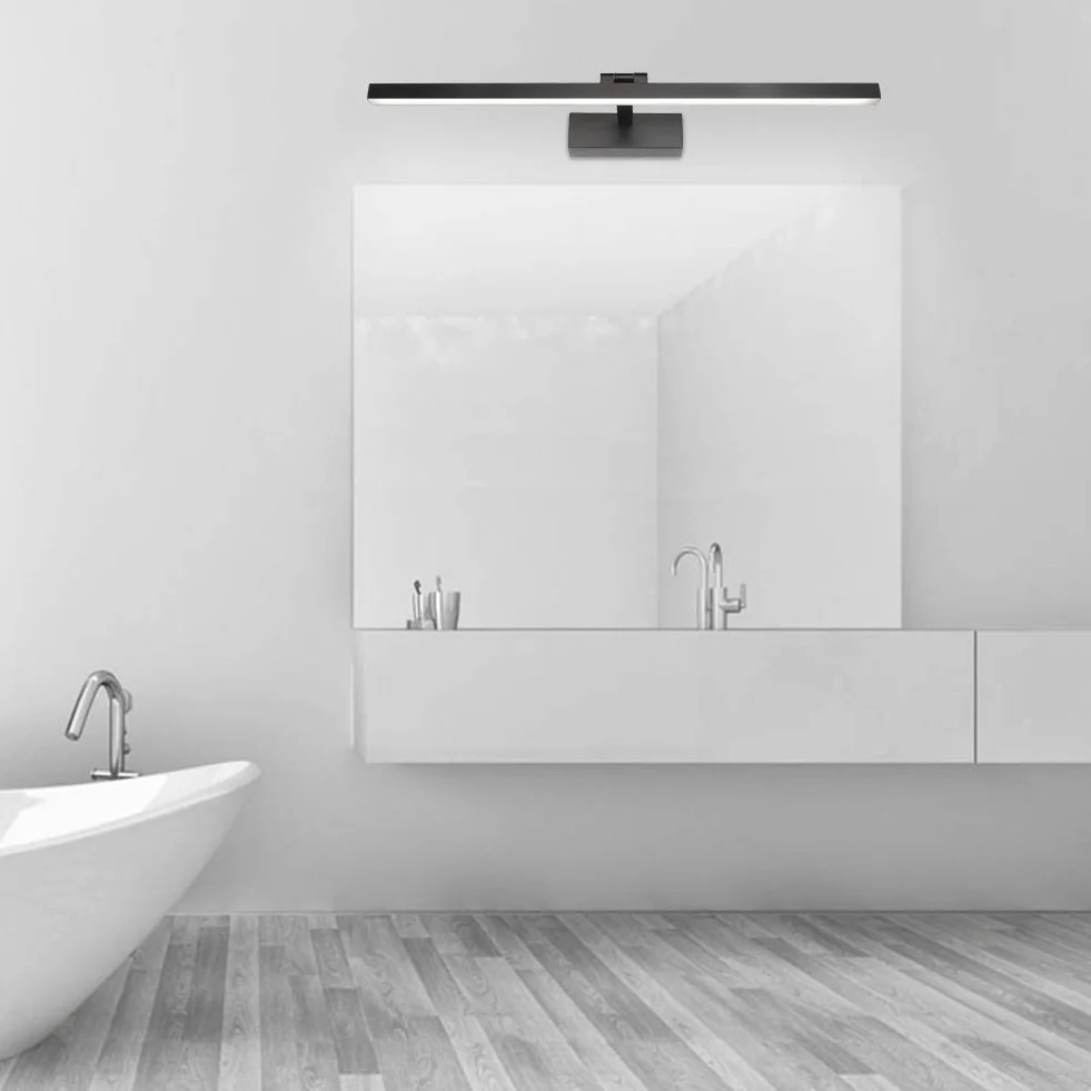 Klighten Lampa LED nad lustro łazienkowe 61 cm IP44 18 W 1170 lumenów aluminium 5500 K