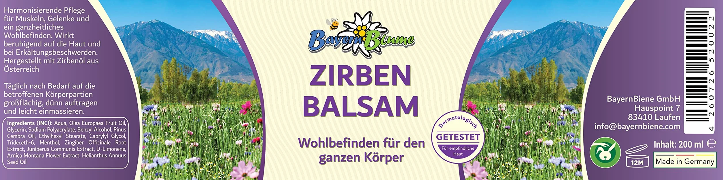 Limby Balsam na przeziębienie i napięcia 200 ml