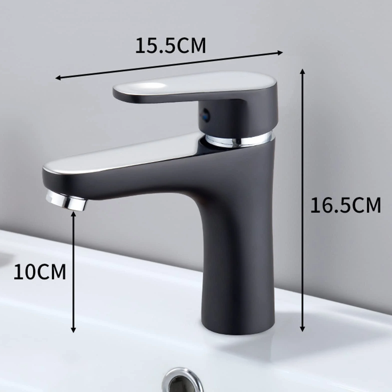 Faucet Baterie łazienkowe kompatybilne z umywalką 1 otwór, bateria umywalkowa umywalka łazienkowa zimna i gorąca, bateria umywalkowa biała, mosiężna bateria łazienkowa kompatybilna z umywalką 1 otwór,