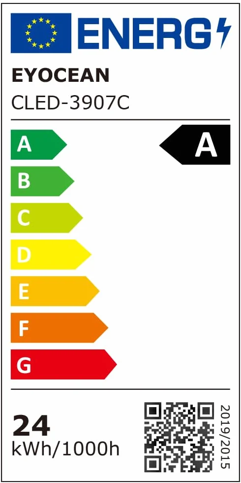 EYOCEAN Lampa biurkowa LED ze sterowaniem gestami i pilotem, 24 W, 80 cm, zaciskowa, ściemniana, światło dzienne, dla pracowników w biurze, czytających, architektów, krawców