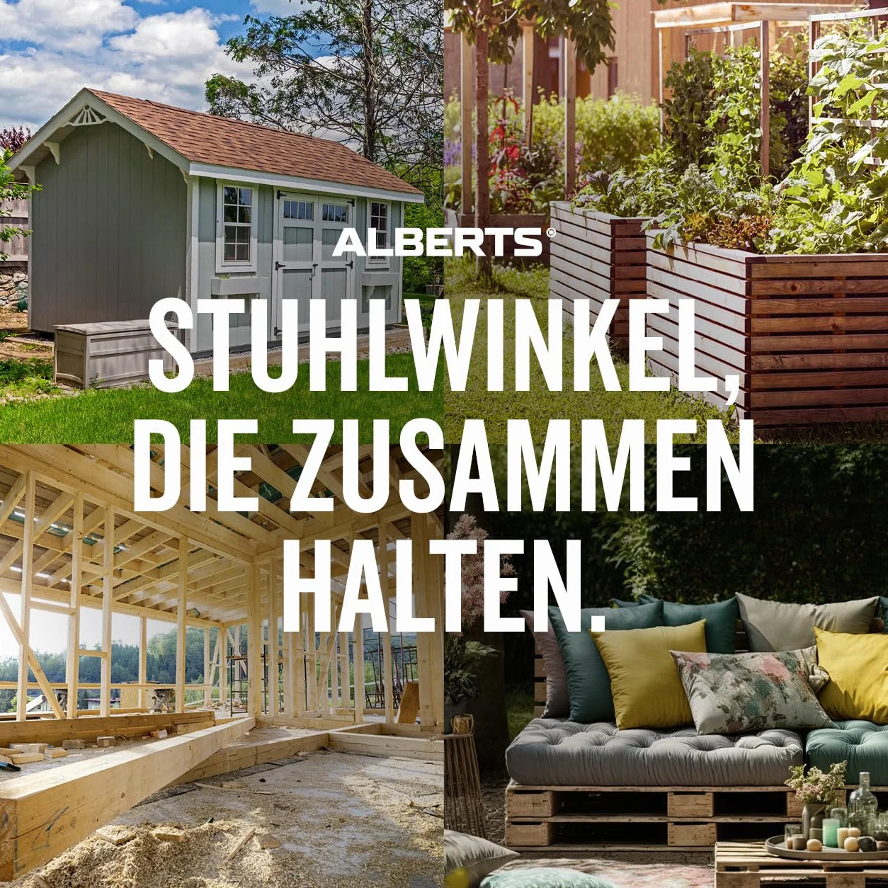 GAH-Alberts 361129 kątownik do krzesła | stal szlachetna | 60 x 60 x 16 mm | zestaw 50 sztuk