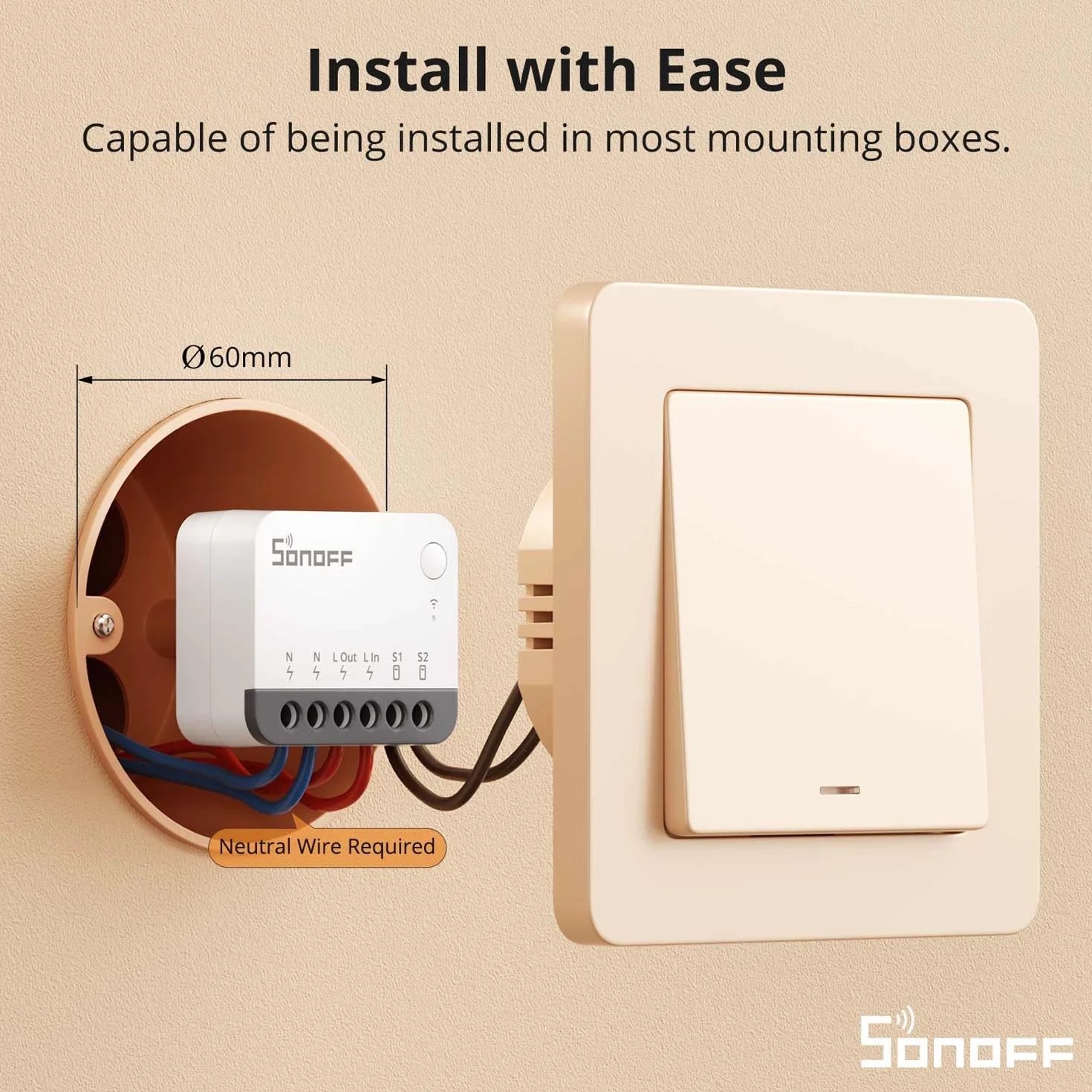 SONOFF Zigbee Smart Switch 4 sztuki, współpracuje z Alexa i Google Home, wymaga ZigBee Gateway