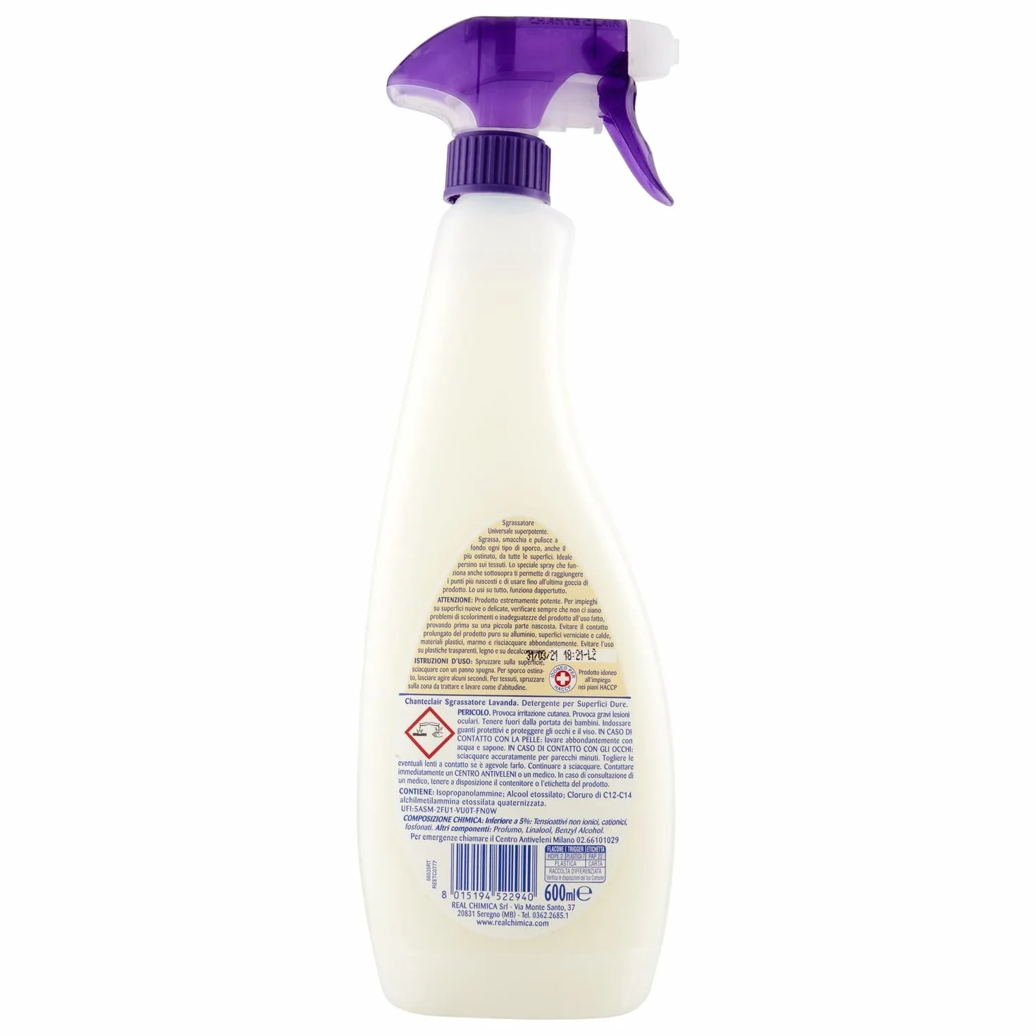 ChanteClair Odtłuszczacz uniwersalny o zapachu Lawendy, 600ml