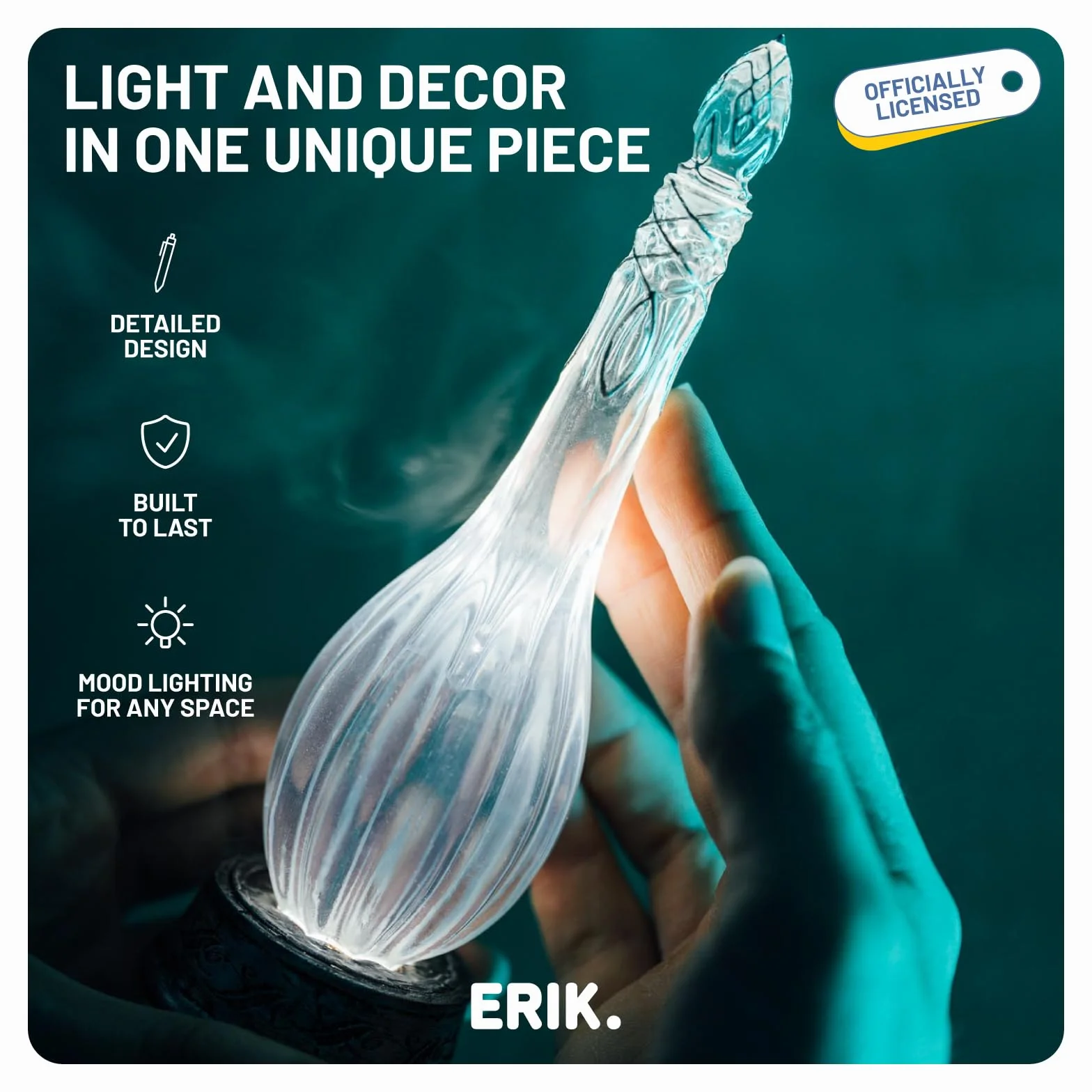 Grupo Erik Lampa Rings | Lampe | Światło Of Eärendil | Fiala Galadriel | Lampe LED | Produkty z Władcy Pierścieni