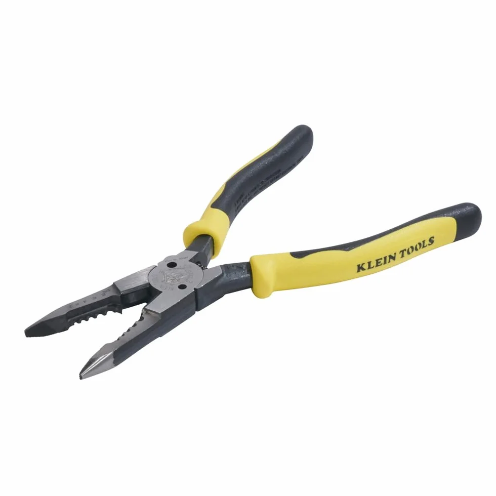 Klein Tools J206-8C Długie szczypce sprężynowe z uchwytami sprężynowymi z podwójnym materiałem