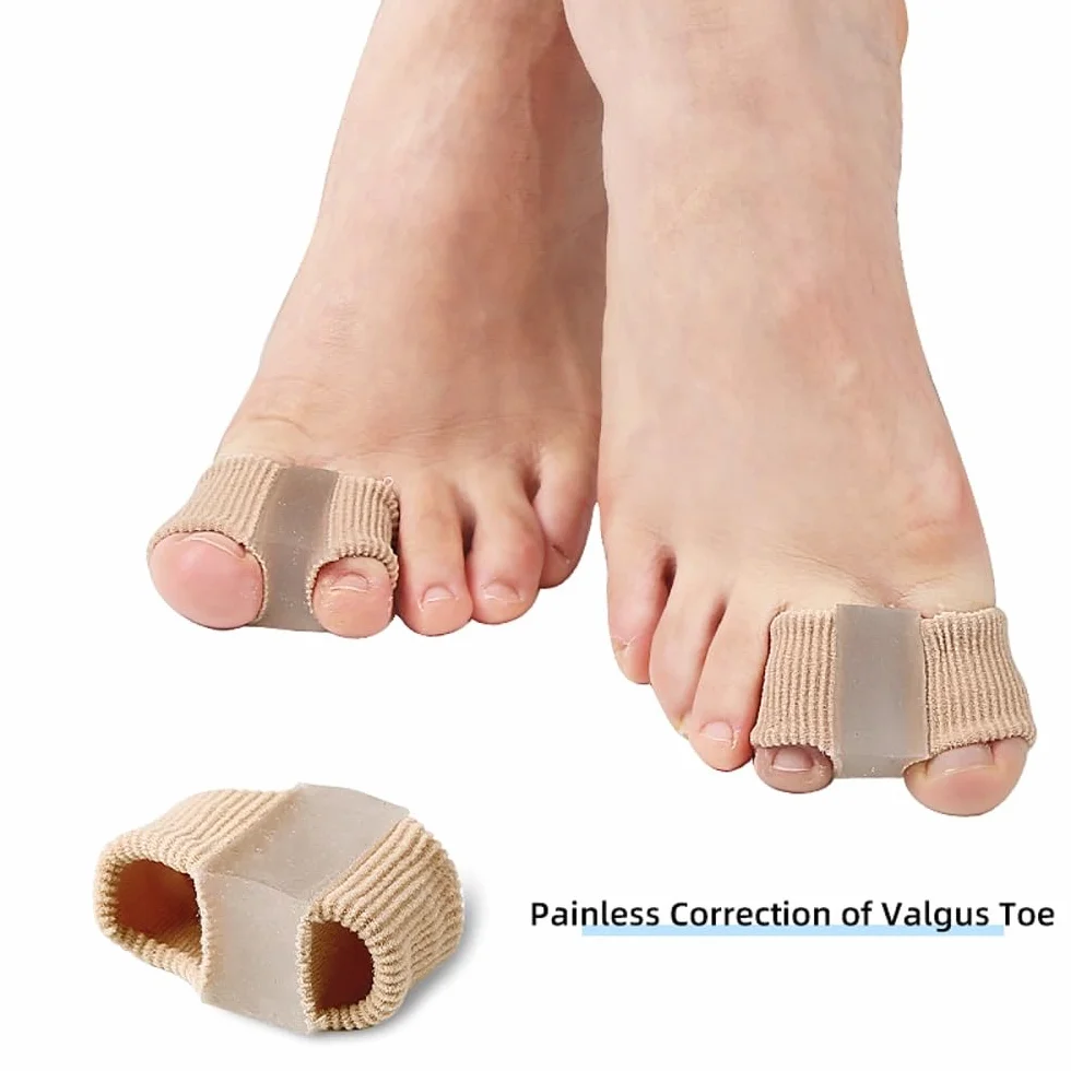 Bunions Corrector Big Toe Stretcher Straightener Hammer Toe Separator Gel Spreader 2 pary L