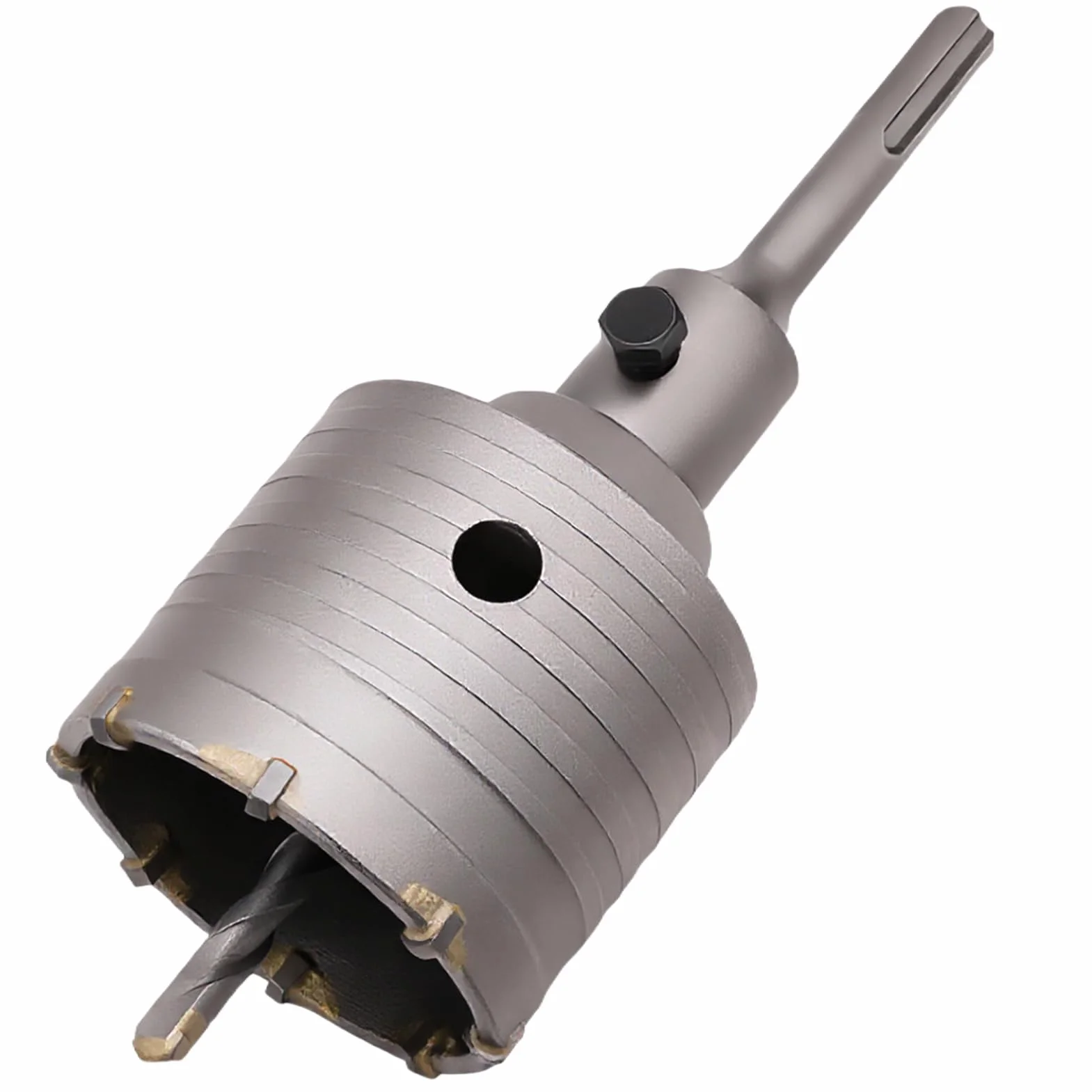 Wyrzynarka do betonu 68 mm, otwornica do betonu z adapterem SDS Plus, frez do betonu do wiercenia ścian w cegle, glinie i betonie, narzędzie do prac murarskich (68 mm)