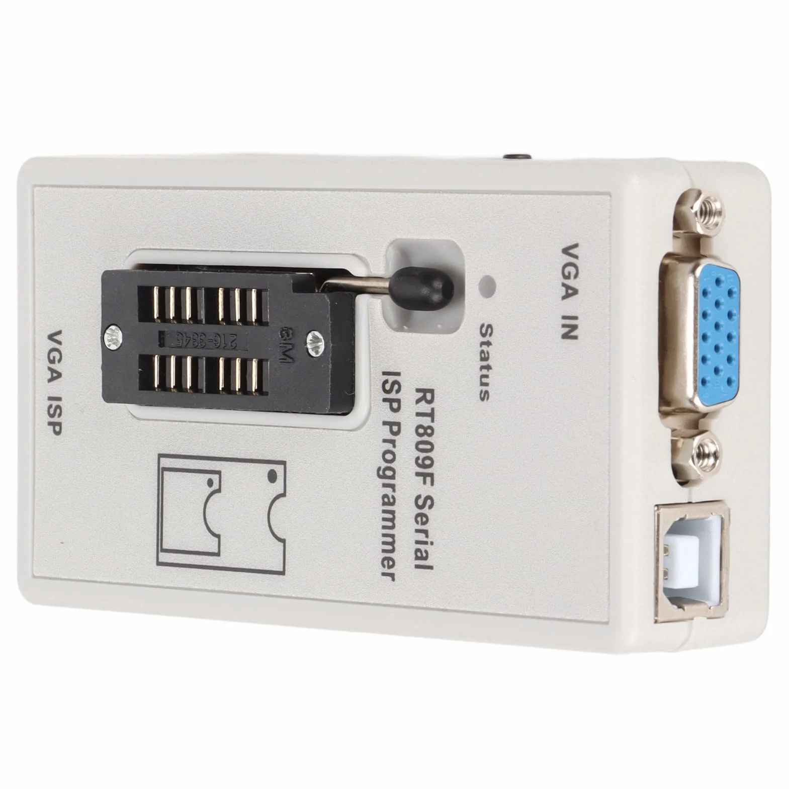 Generic Programator Wyświetlania Telewizora PC RT809F Automatyczna Identyfikacja USB o Niskim Poborze Mocy Zgodność z USB VGA dla Użytkowników Systemu 1 Opakowanie