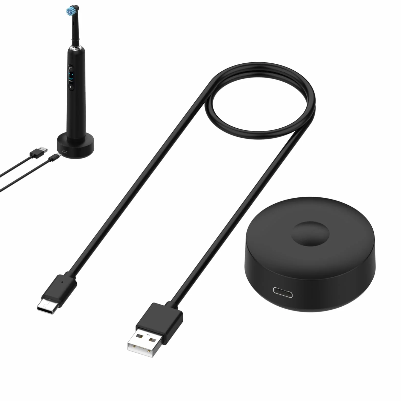 Ładowarka do szczoteczki do zębów Braun iO10/9/8/7G/7 magnetyczna podstawa ładująca wymienna ładowarka przenośna Oral-B przewód zasilający