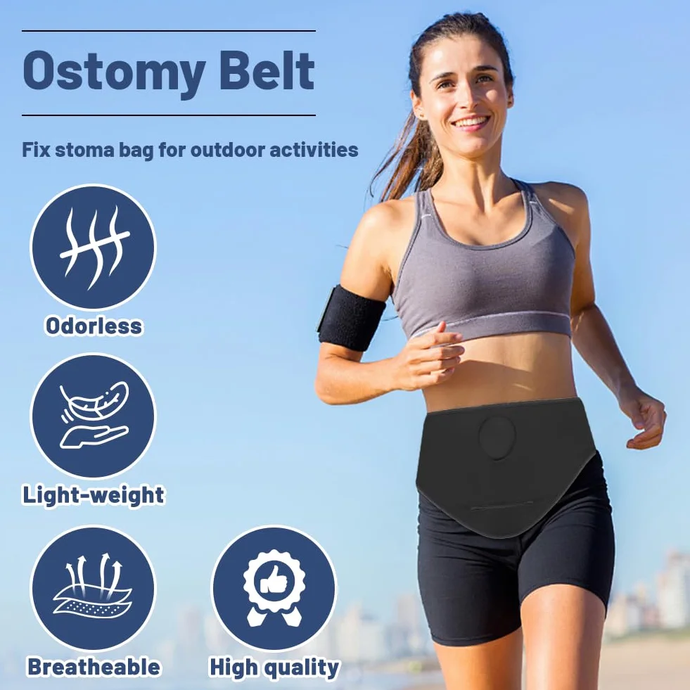 Stoma pasek regulowany stretch worek stomijny do kolostomii XL