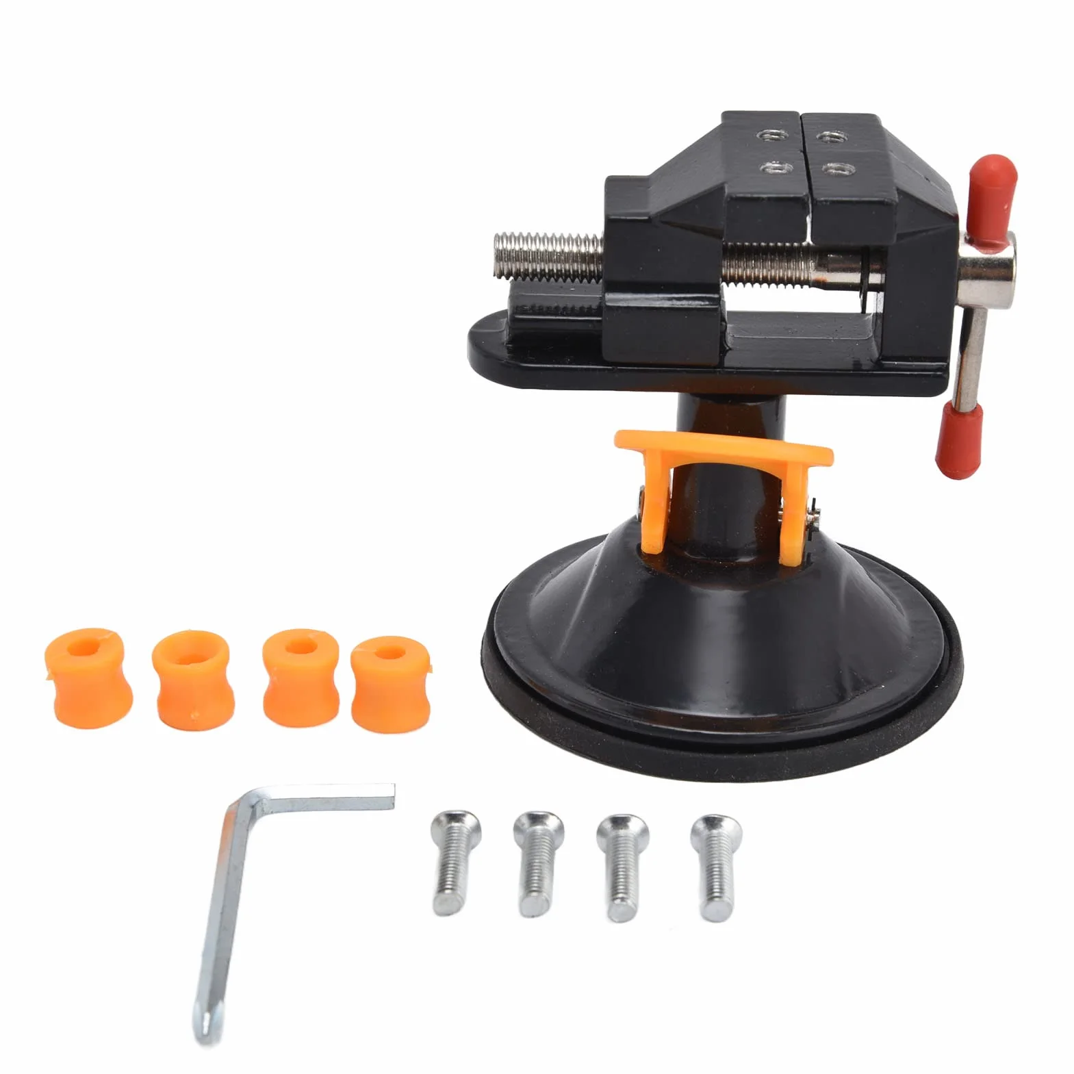 Wiertarka Vise Vise Stół Vise Mini Vice Wiertarka Prasa Zacisk Biżuteria Zacisk, 360 Stopni Uniwersalna Ławka Obrotowa Vise Zacisk Okrągły Dolny Przyssawka Workbench 0-2.5cm